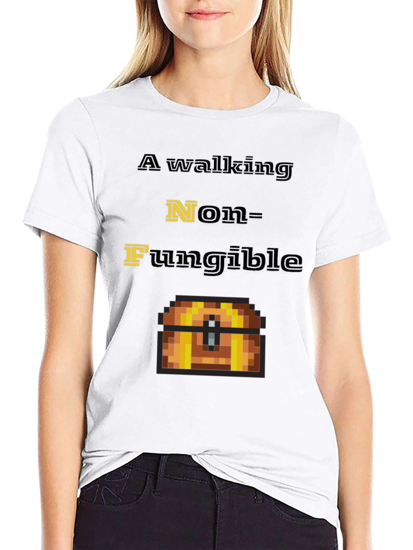 NFT Crypto T-Shirt - Non-Fungible Treasure Tee