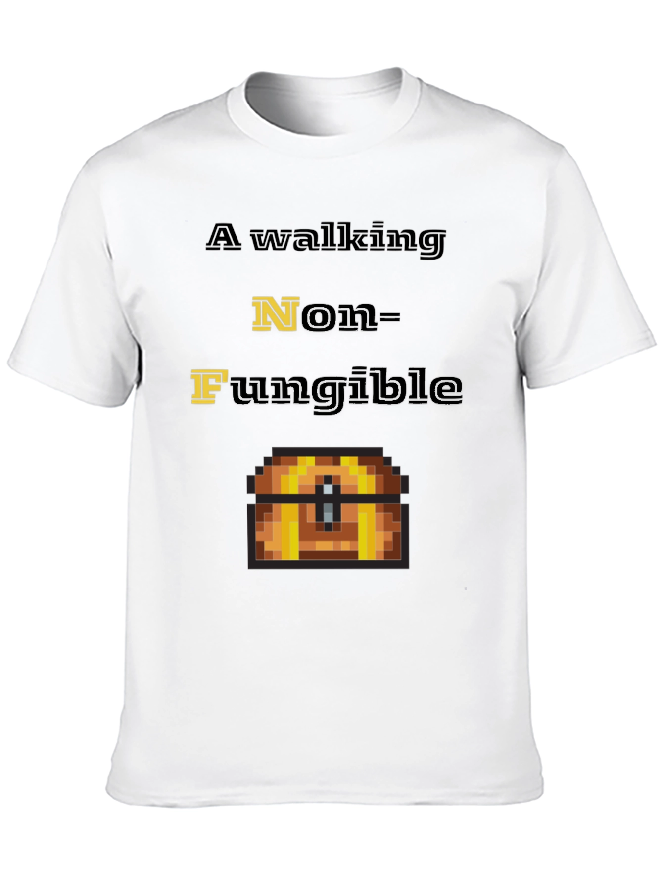 NFT Crypto T-Shirt - Non-Fungible Treasure Tee