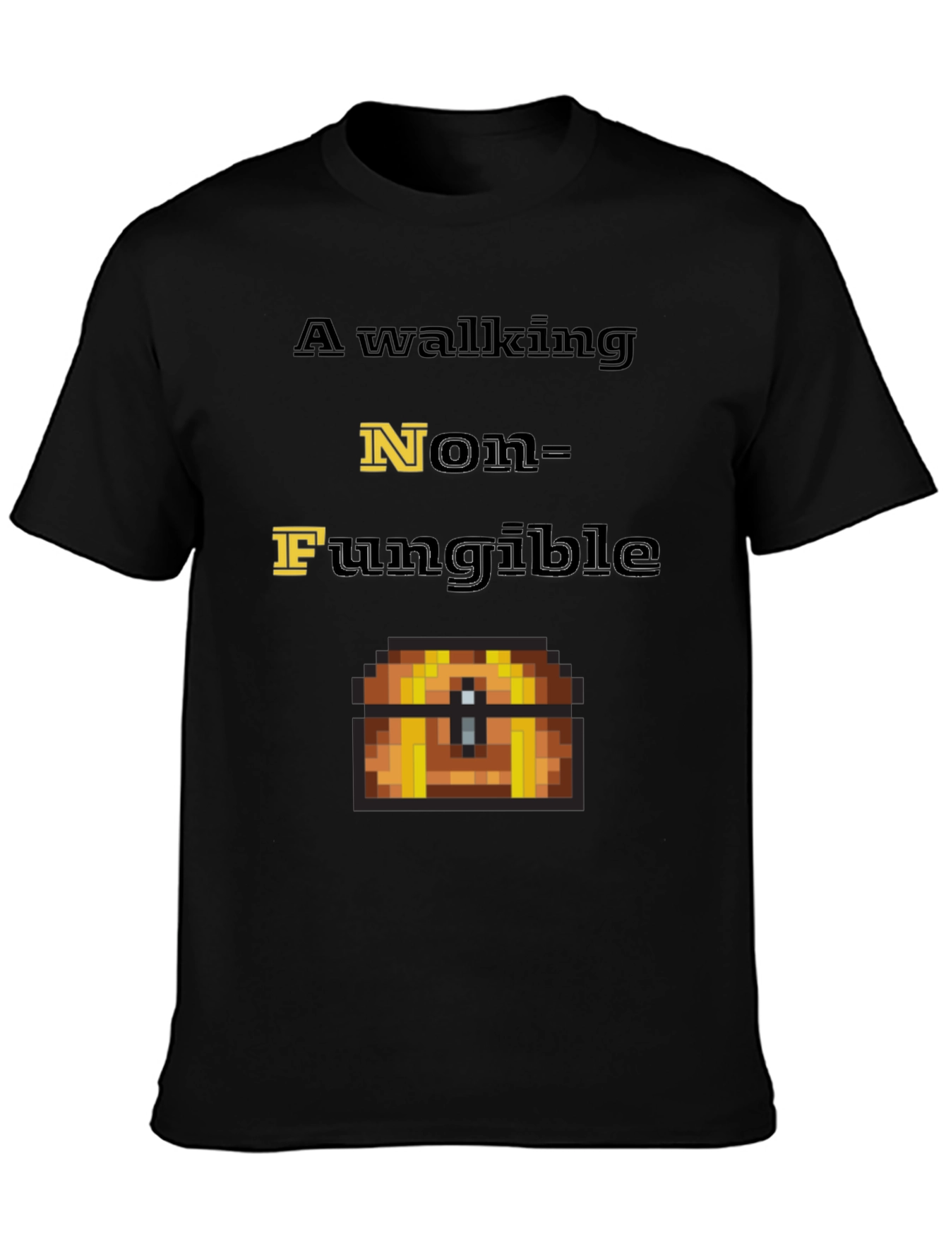NFT Crypto T-Shirt - Non-Fungible Treasure Tee
