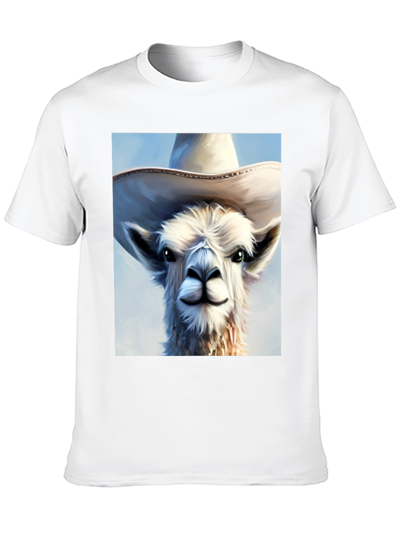 Cool Llama Cowboy T-Shirt