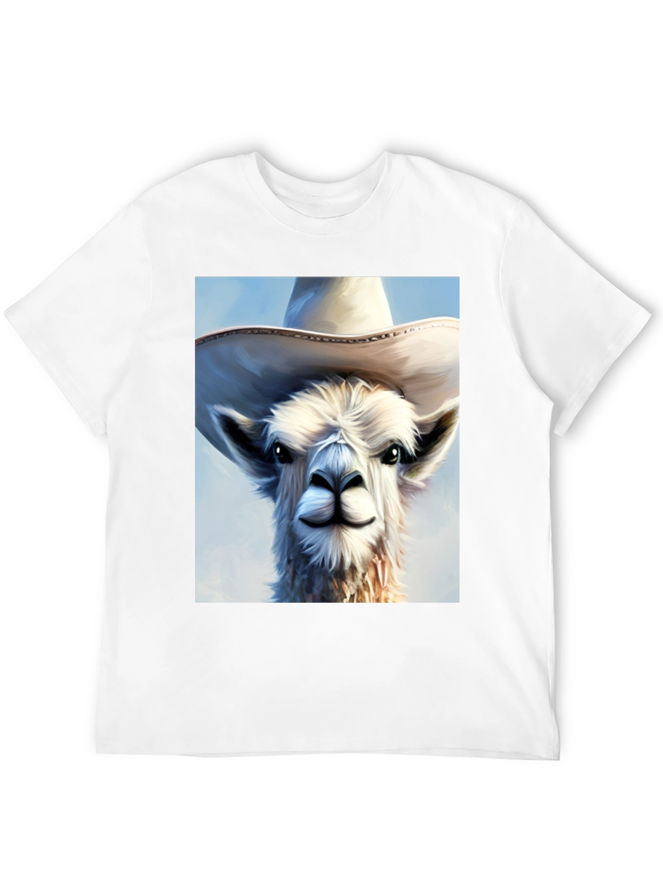 Cool Llama Cowboy T-Shirt