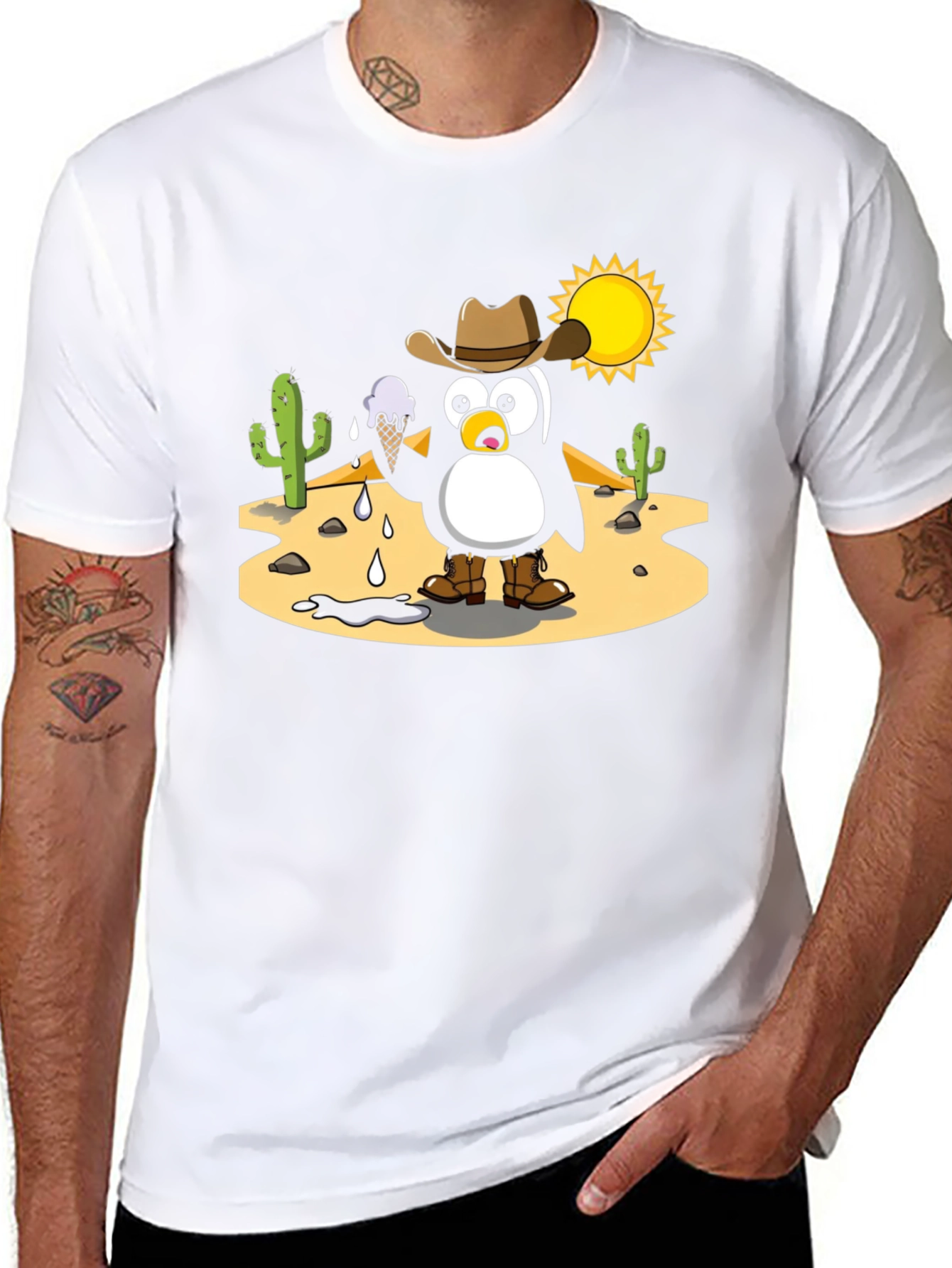Desert Penguin Tee