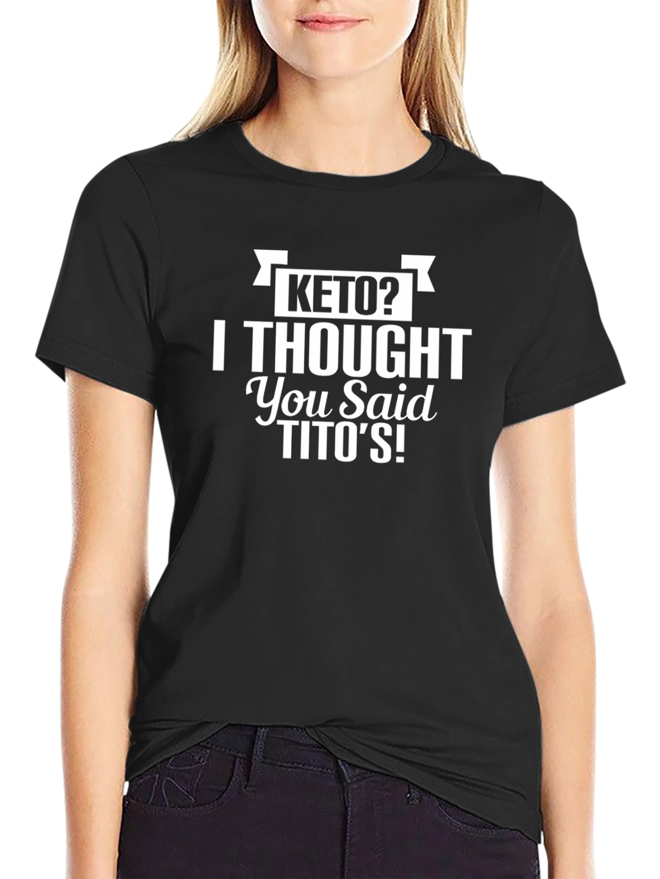 Keto? Titos! Funny Graphic Tee