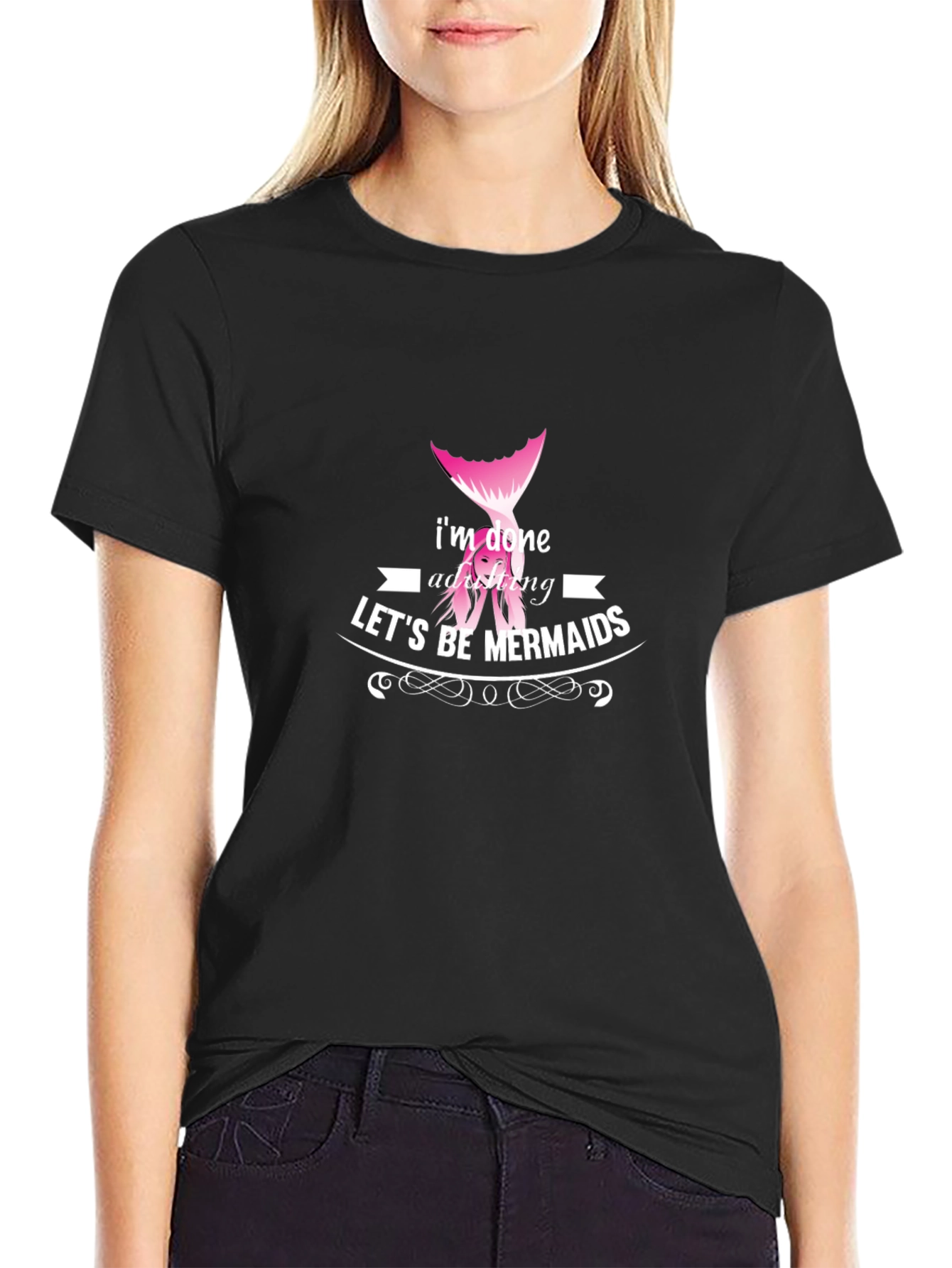 Mermaid Graphic Tee - Im Done Adulting