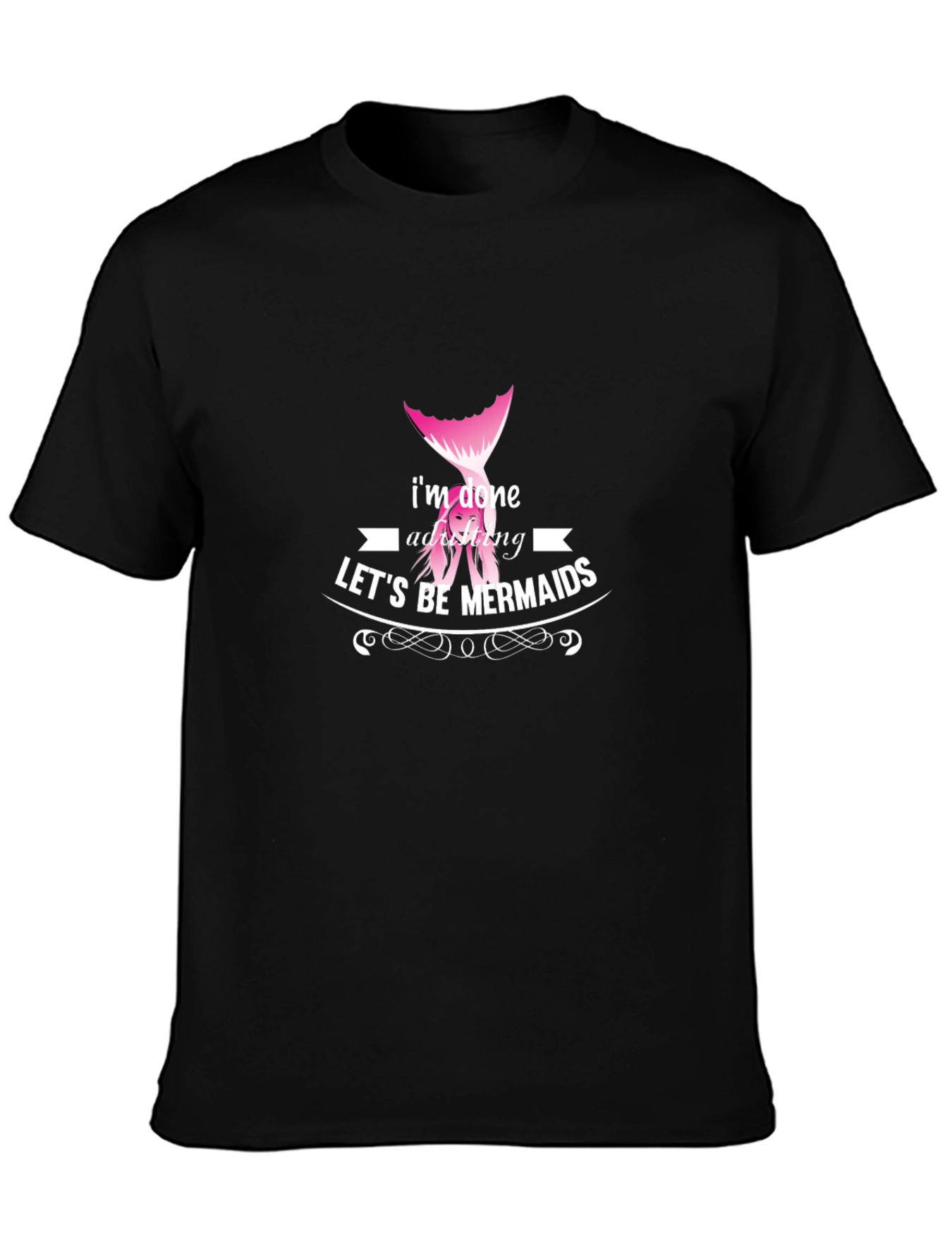 Mermaid Graphic Tee - Im Done Adulting