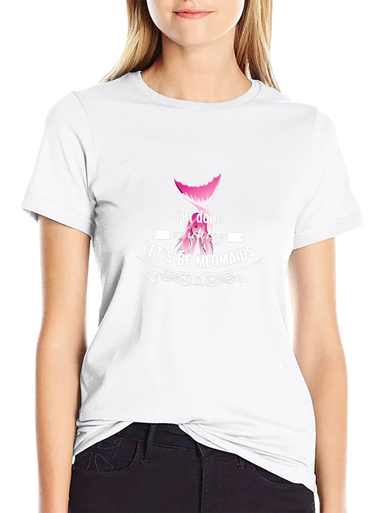 Mermaid Graphic Tee - Im Done Adulting