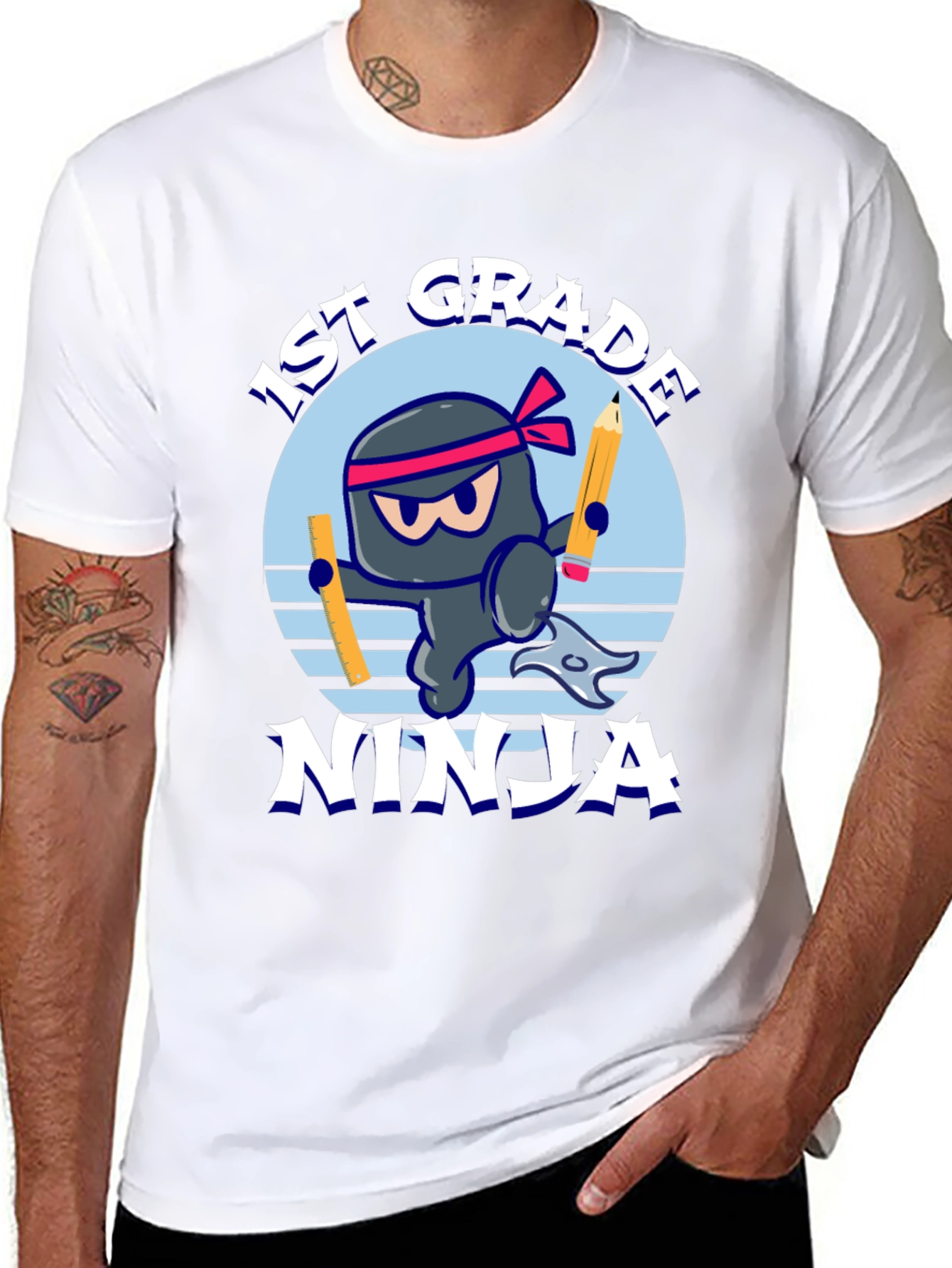 1st Grade Ninja T-Shirt - Back to School