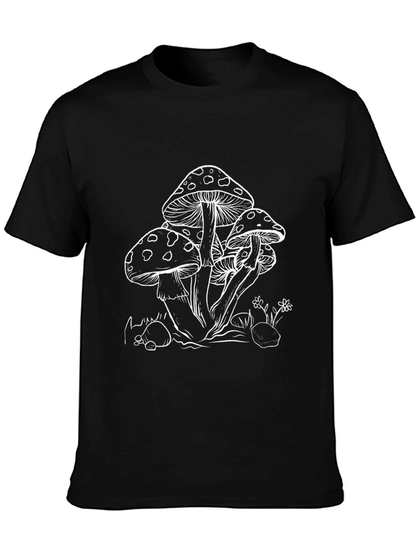 Mushroom Graphic Tee - Nature Inspired Design