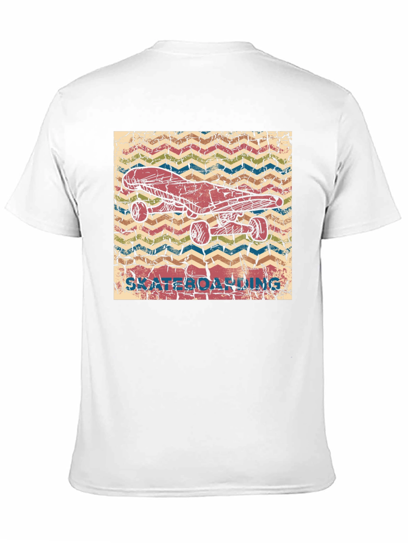 Skateboarding Graphic Tee - Retro Style