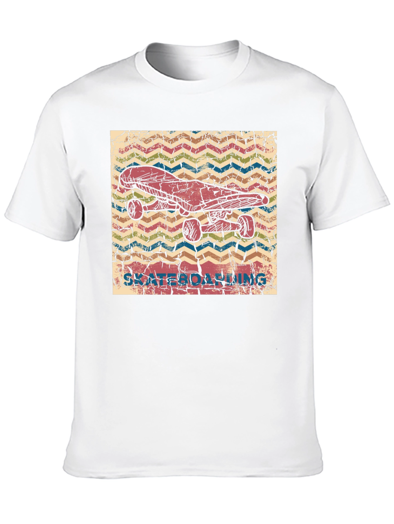 Skateboarding Graphic Tee - Retro Style