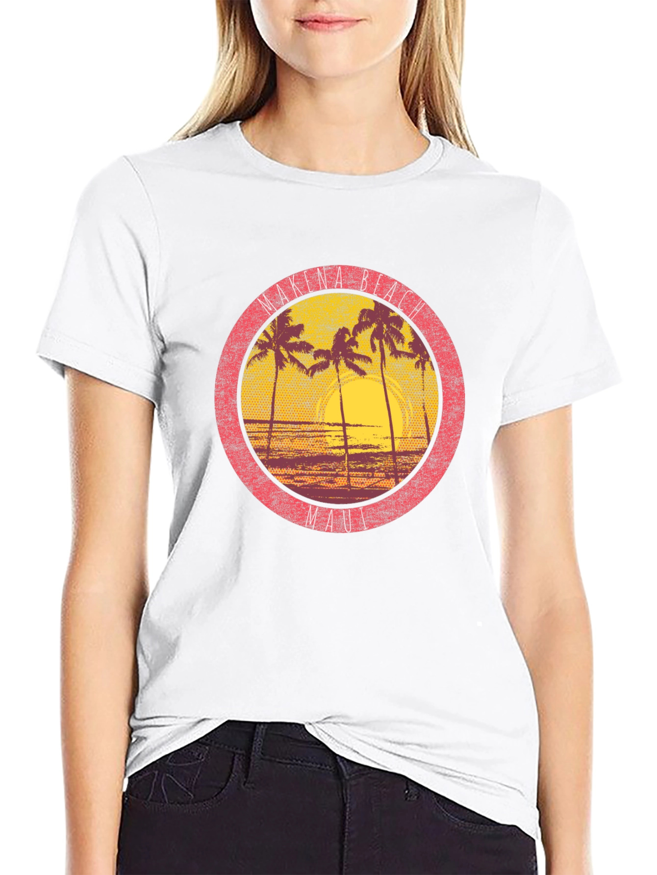 Makena Beach Maui Graphic T-Shirt
