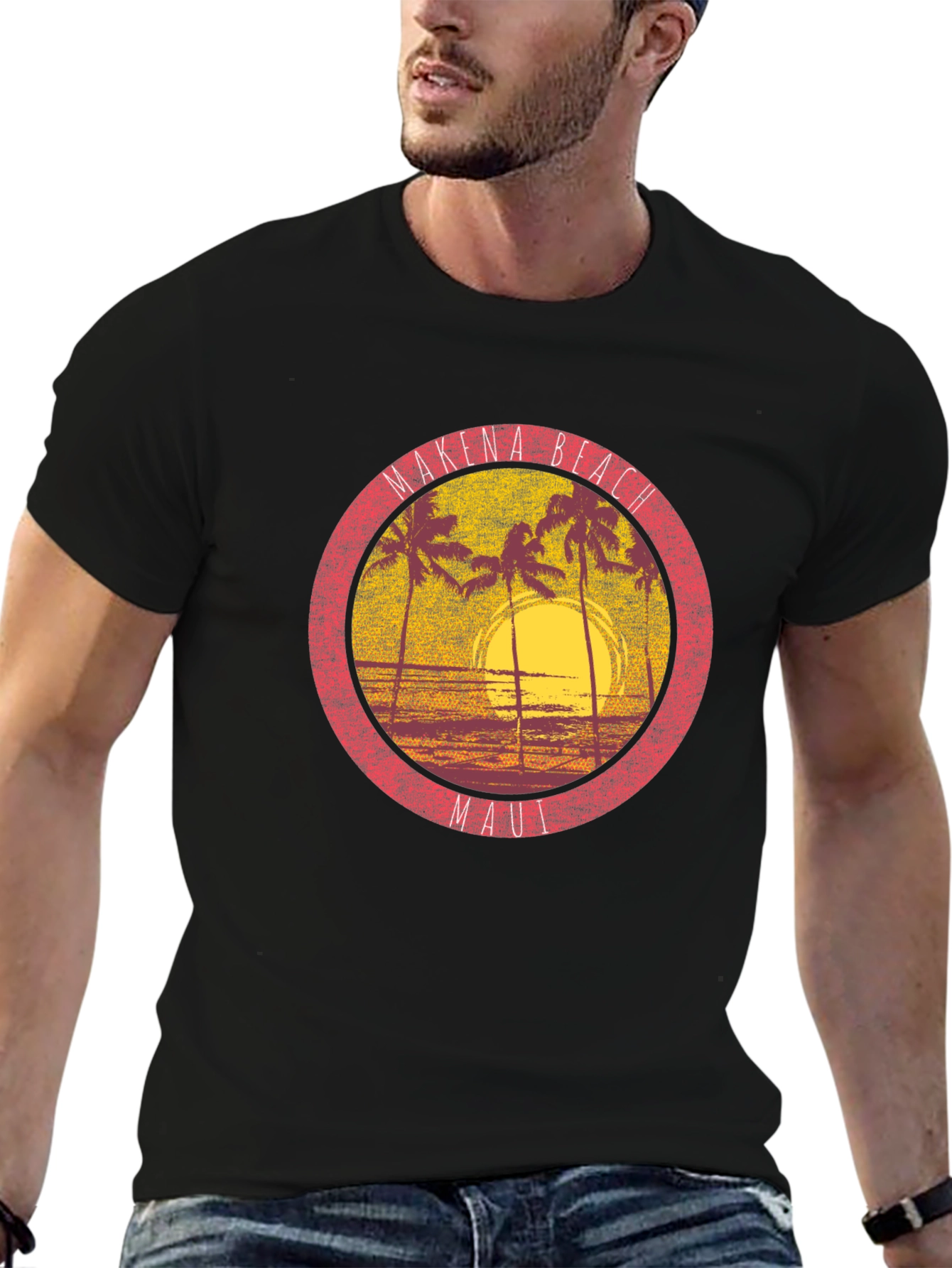 Makena Beach Maui Graphic T-Shirt