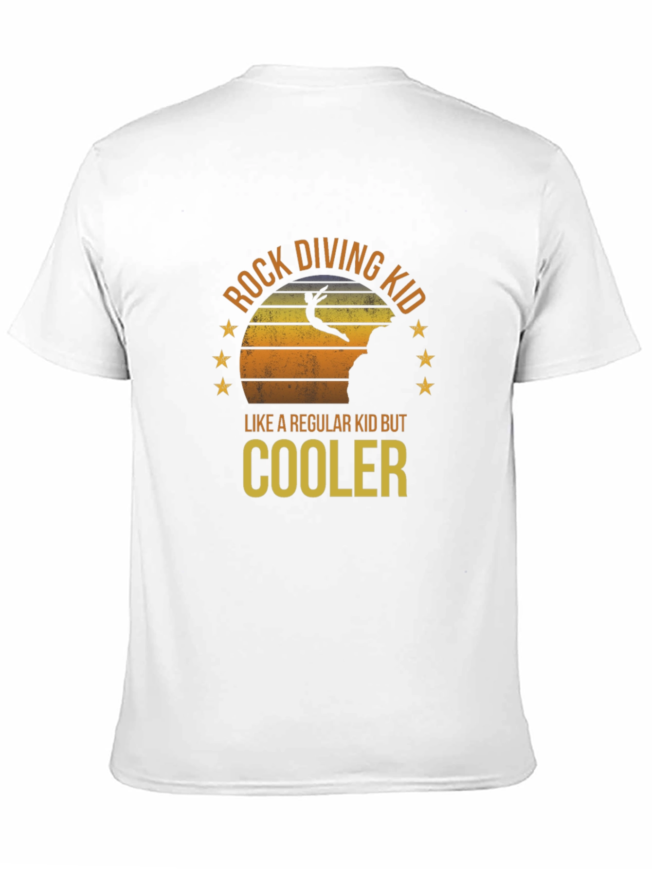 Rock Diving Kid T-Shirt - Cool Diver Tee