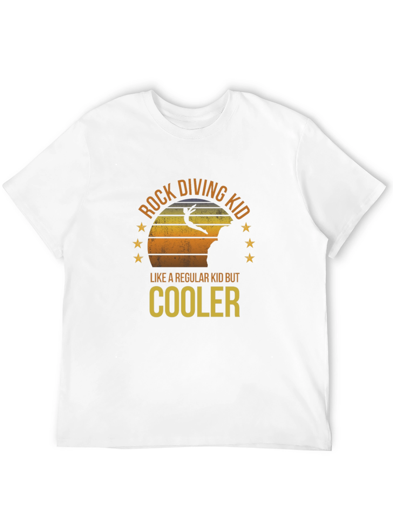 Rock Diving Kid T-Shirt - Cool Diver Tee
