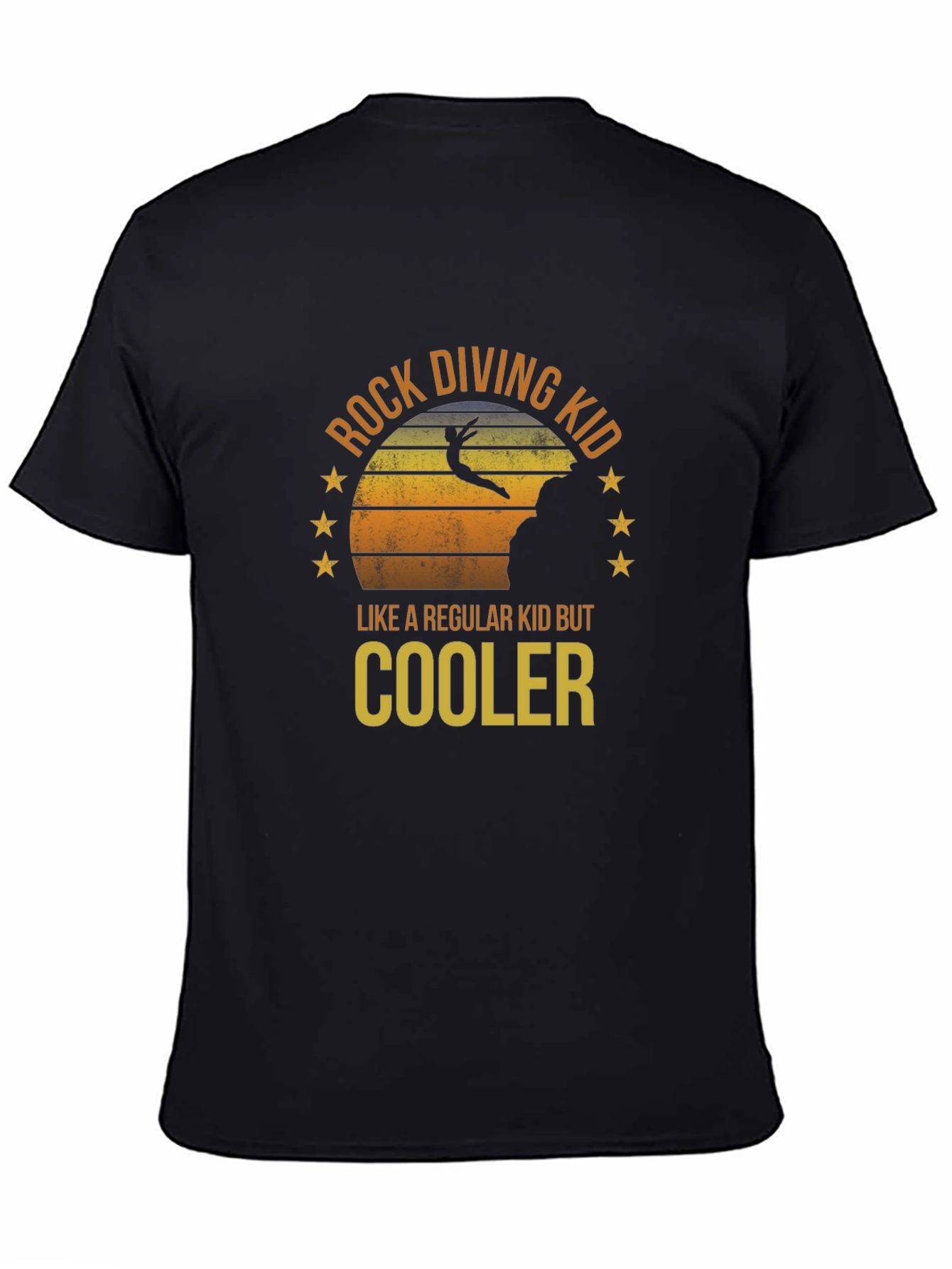 Rock Diving Kid T-Shirt - Cool Diver Tee