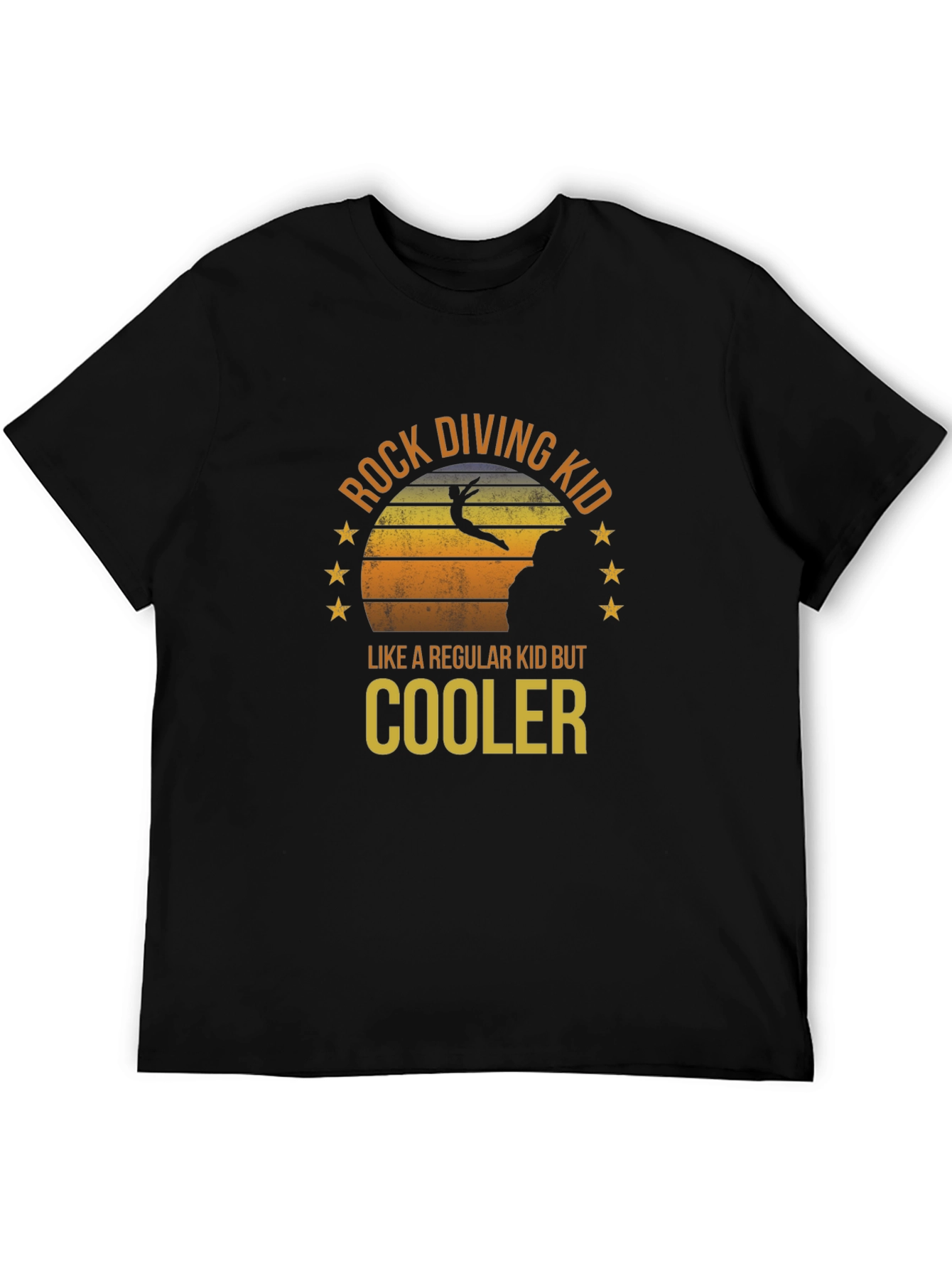Rock Diving Kid T-Shirt - Cool Diver Tee