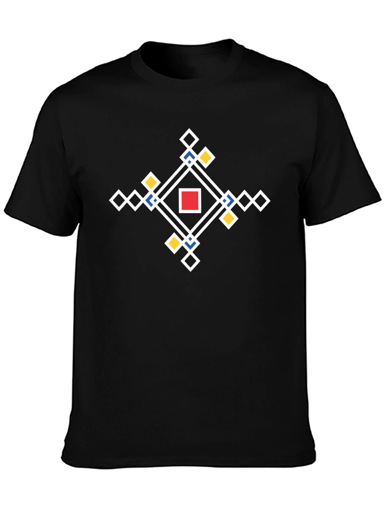 Geometric Diamond Print Tee
