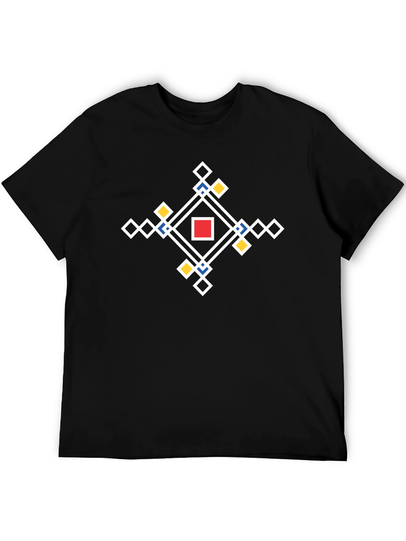 Geometric Diamond Print Tee