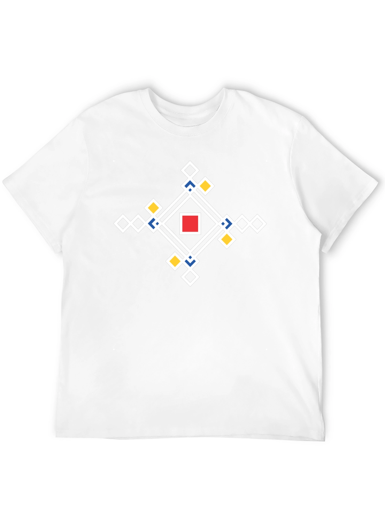Geometric Diamond Print Tee