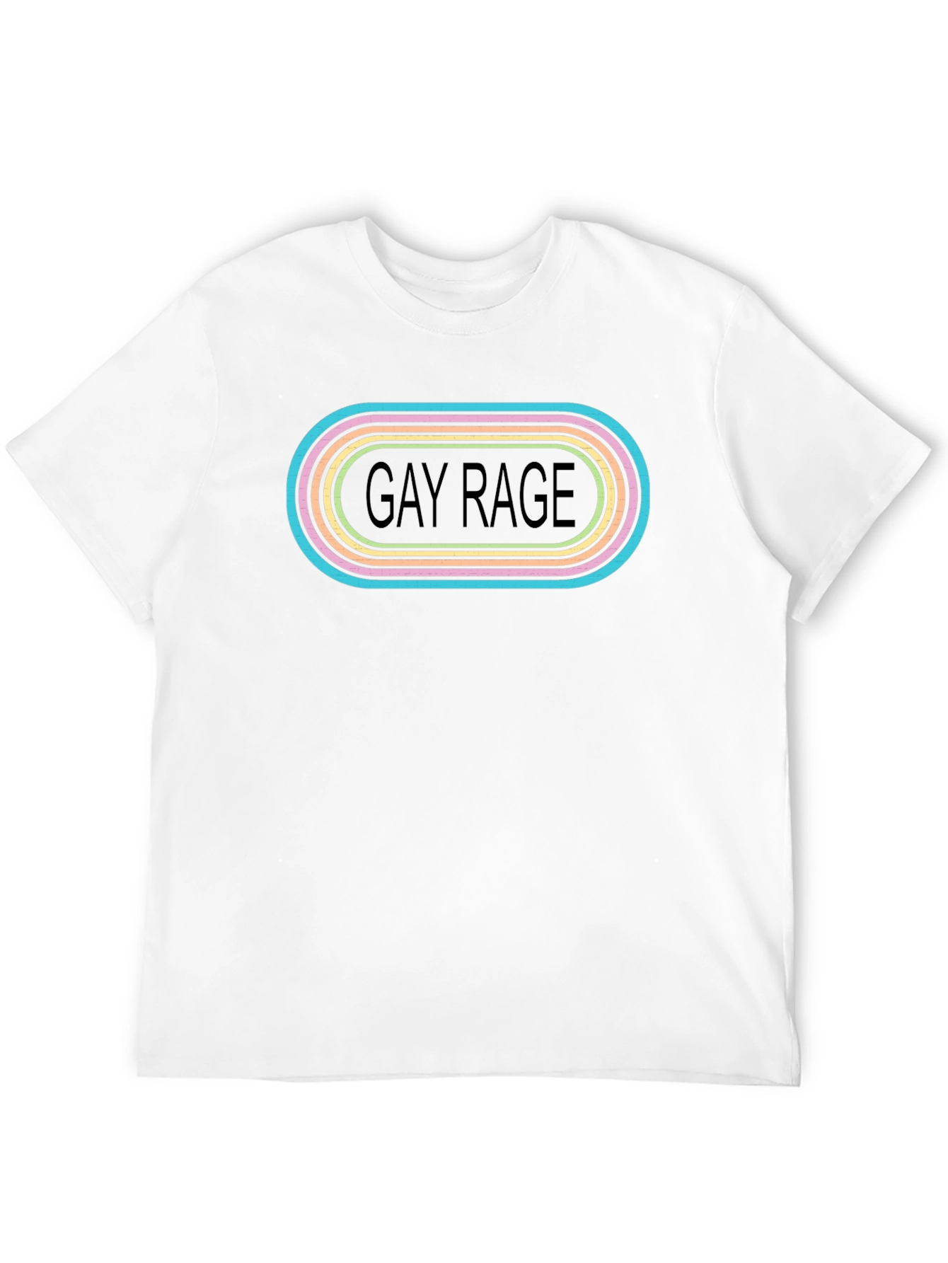 Gay Rage Graphic Tee - Pride LGBTQ+ Shirt