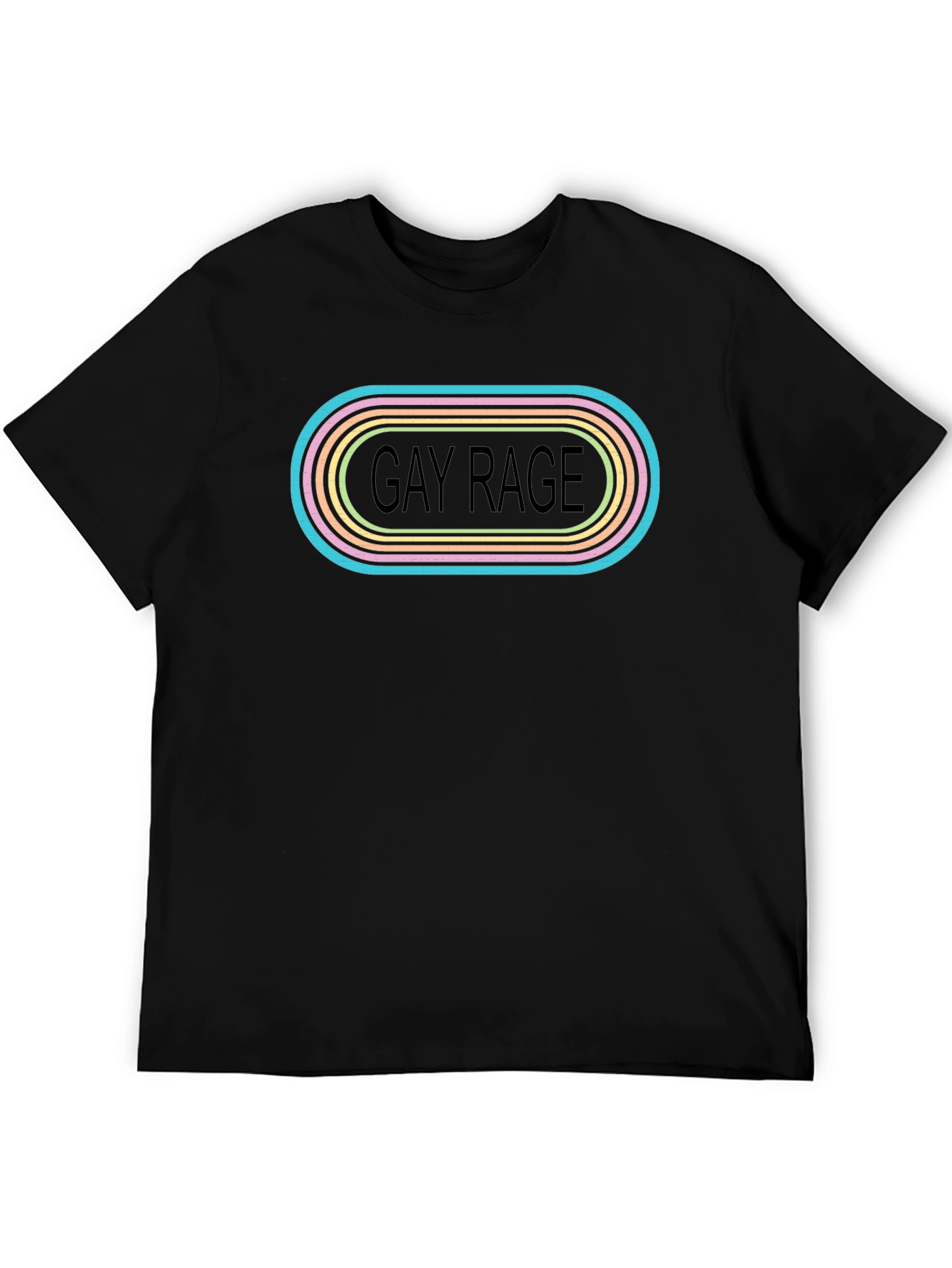 Gay Rage Graphic Tee - Pride LGBTQ+ Shirt