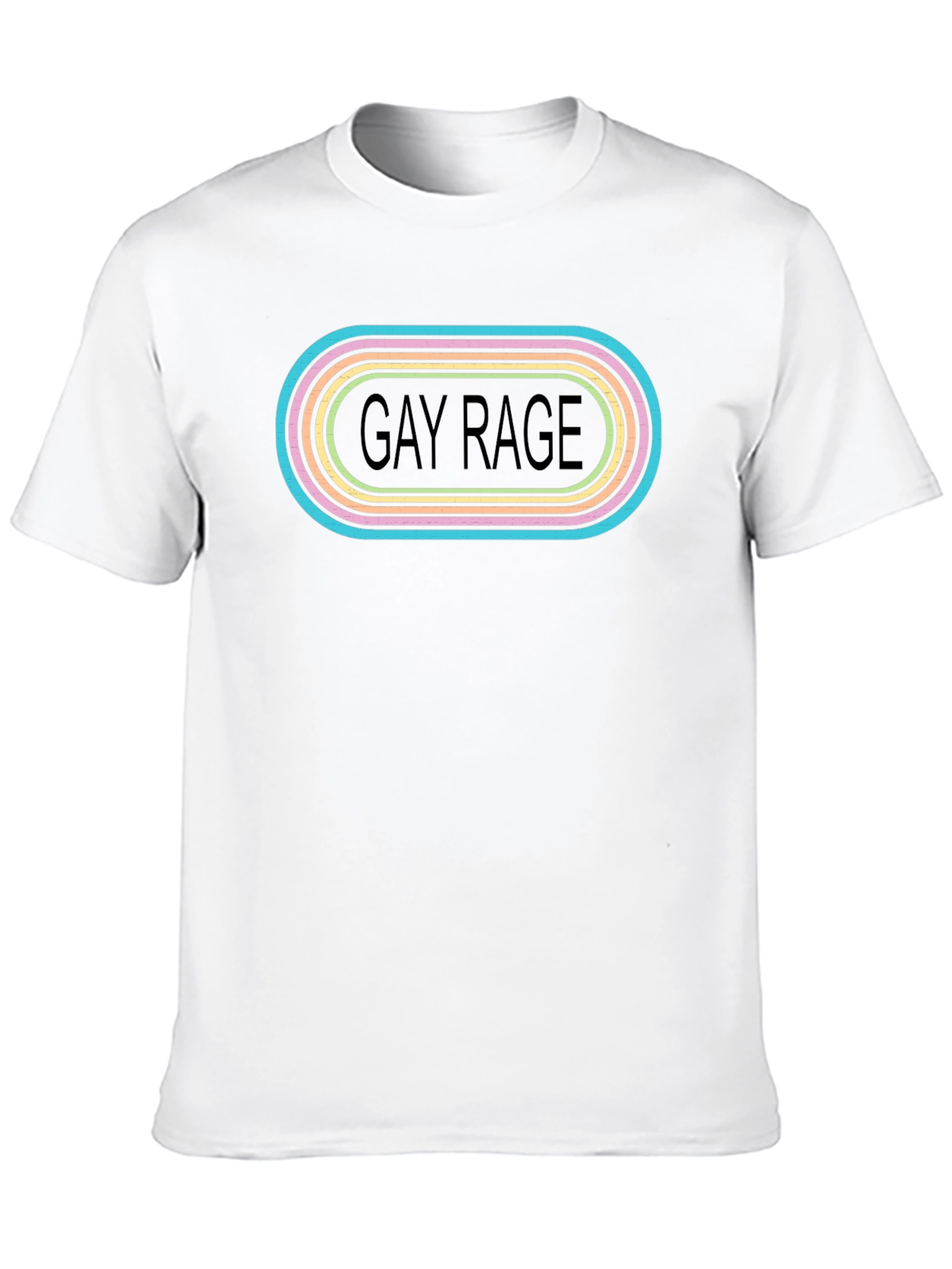 Gay Rage Graphic Tee - Pride LGBTQ+ Shirt