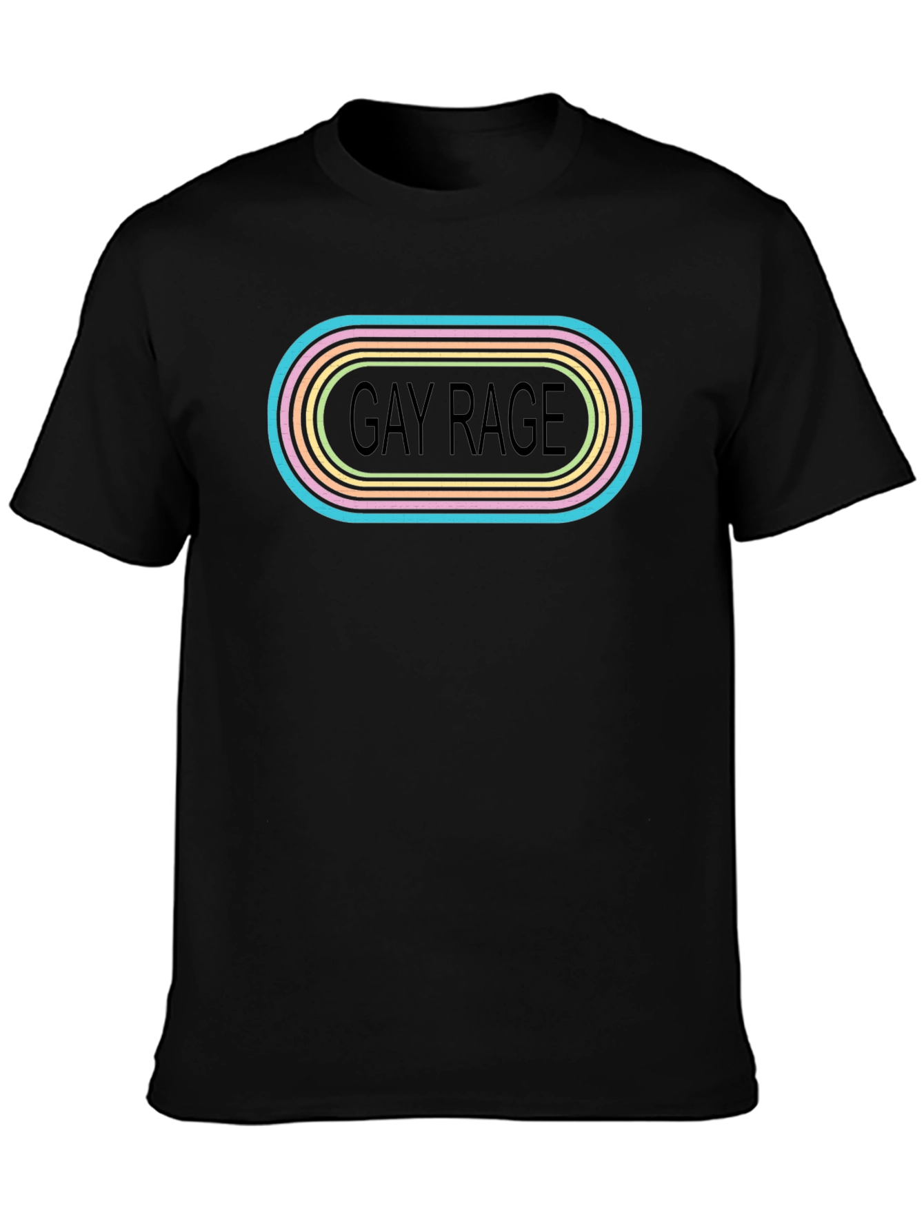 Gay Rage Graphic Tee - Pride LGBTQ+ Shirt