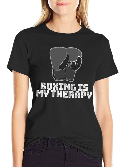 Boxing is My Therapy Graphic Tee
