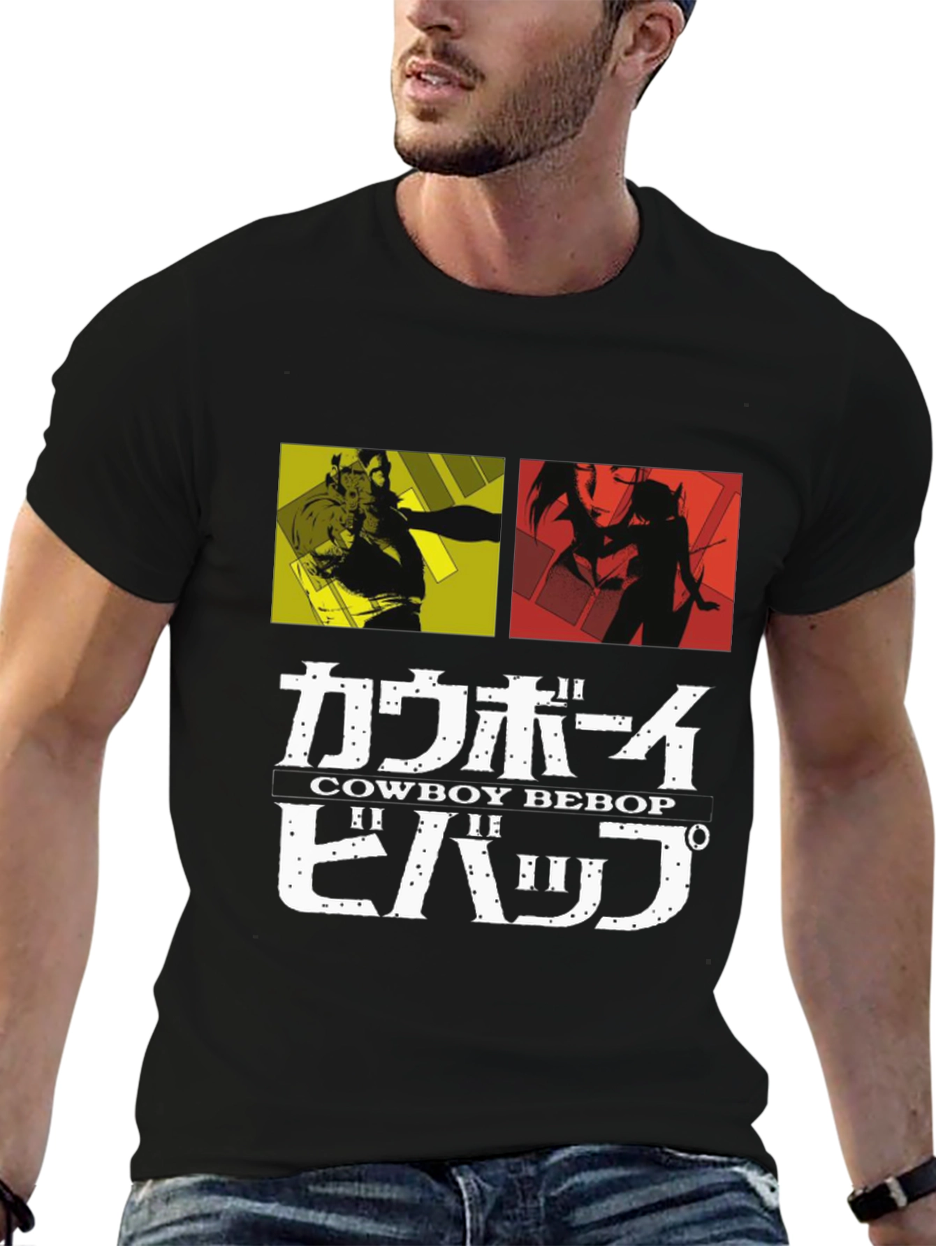 Cowboy Bebop Graphic Print T-Shirt - Anime Inspired Style