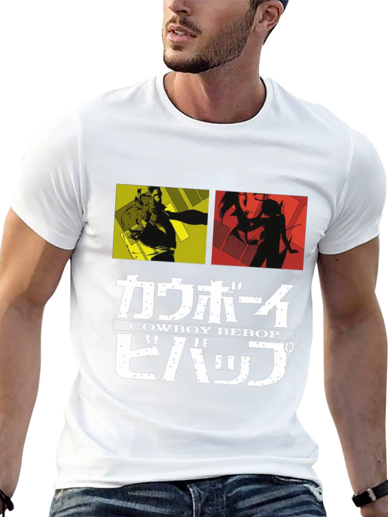 Cowboy Bebop Graphic Print T-Shirt - Anime Inspired Style
