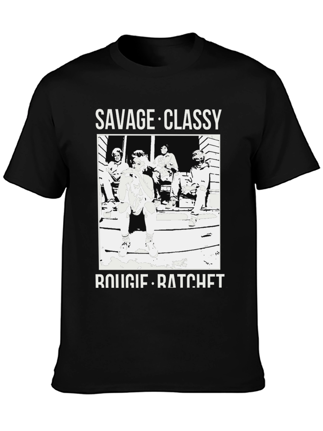 Savage Classy Bougie Ratchet Black T-Shirt