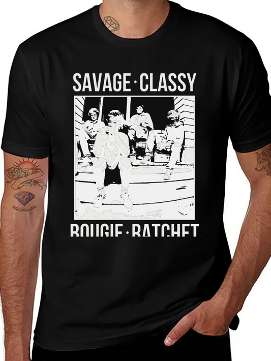 Savage Classy Bougie Ratchet Black T-Shirt
