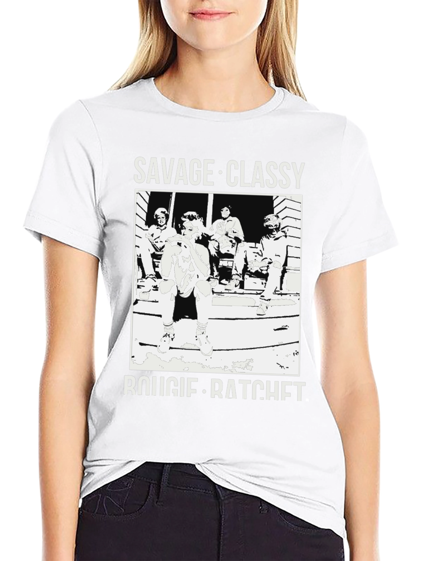 Savage Classy Bougie Ratchet Black T-Shirt