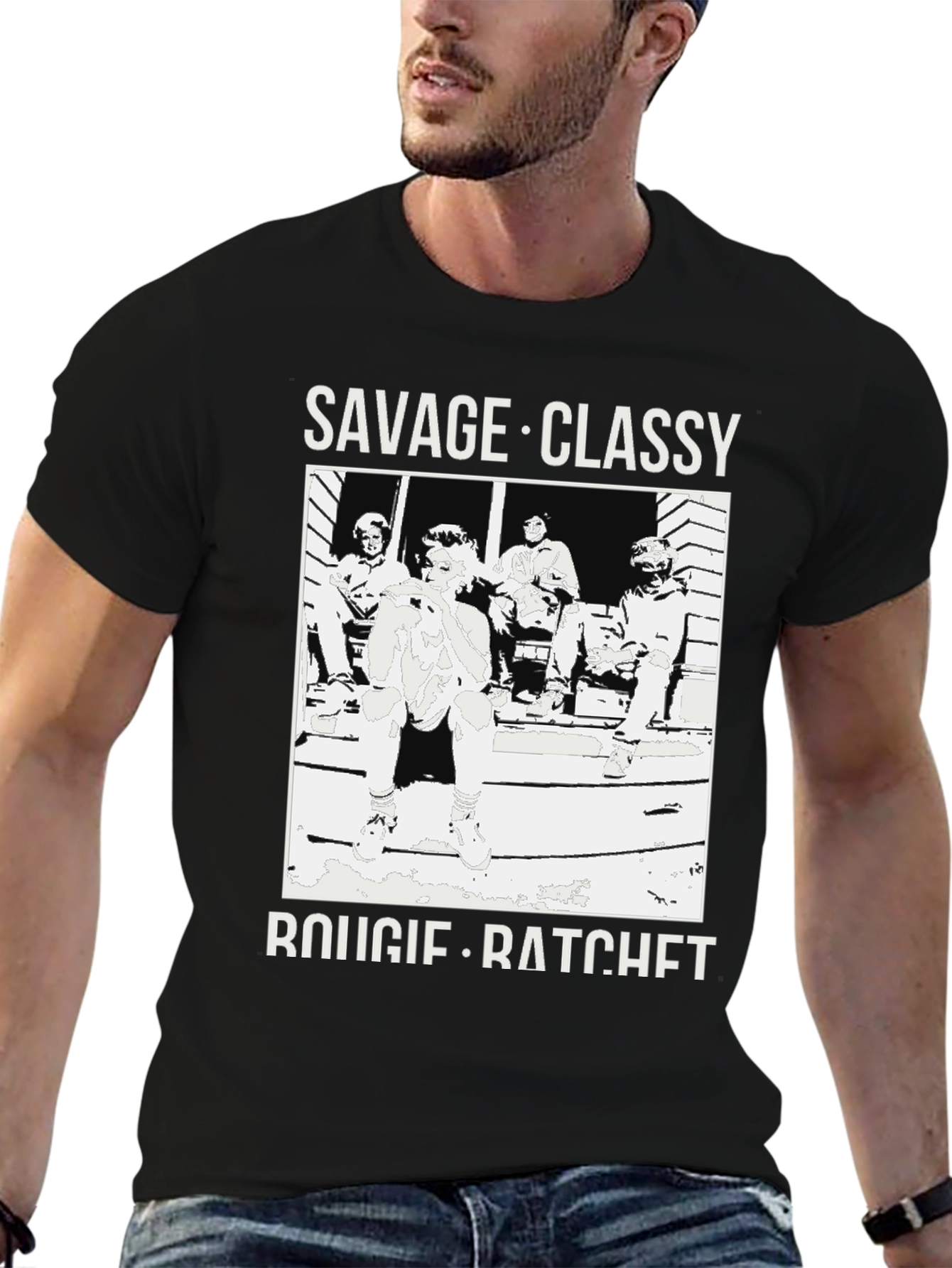 Savage Classy Bougie Ratchet Black T-Shirt
