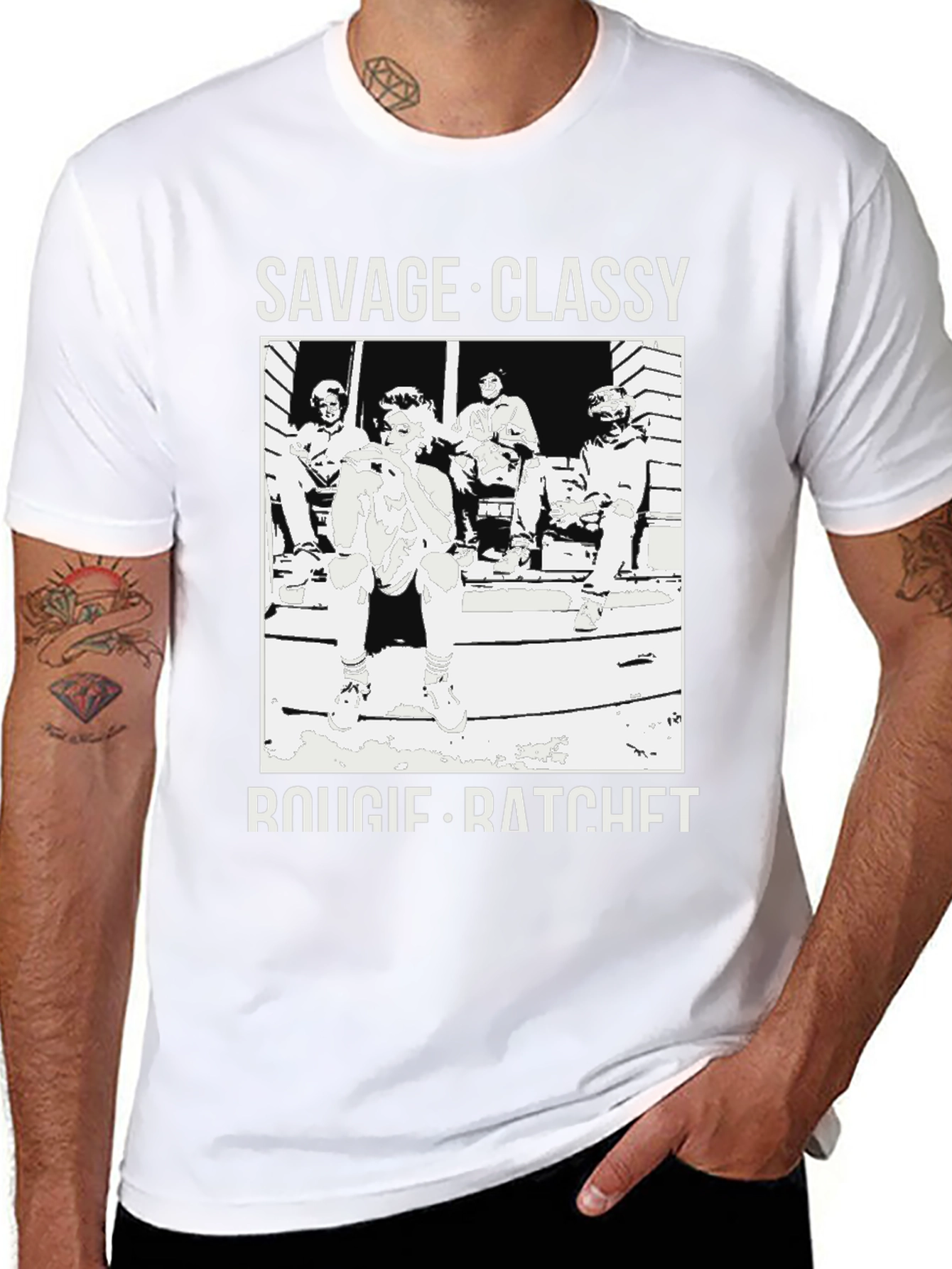 Savage Classy Bougie Ratchet Black T-Shirt
