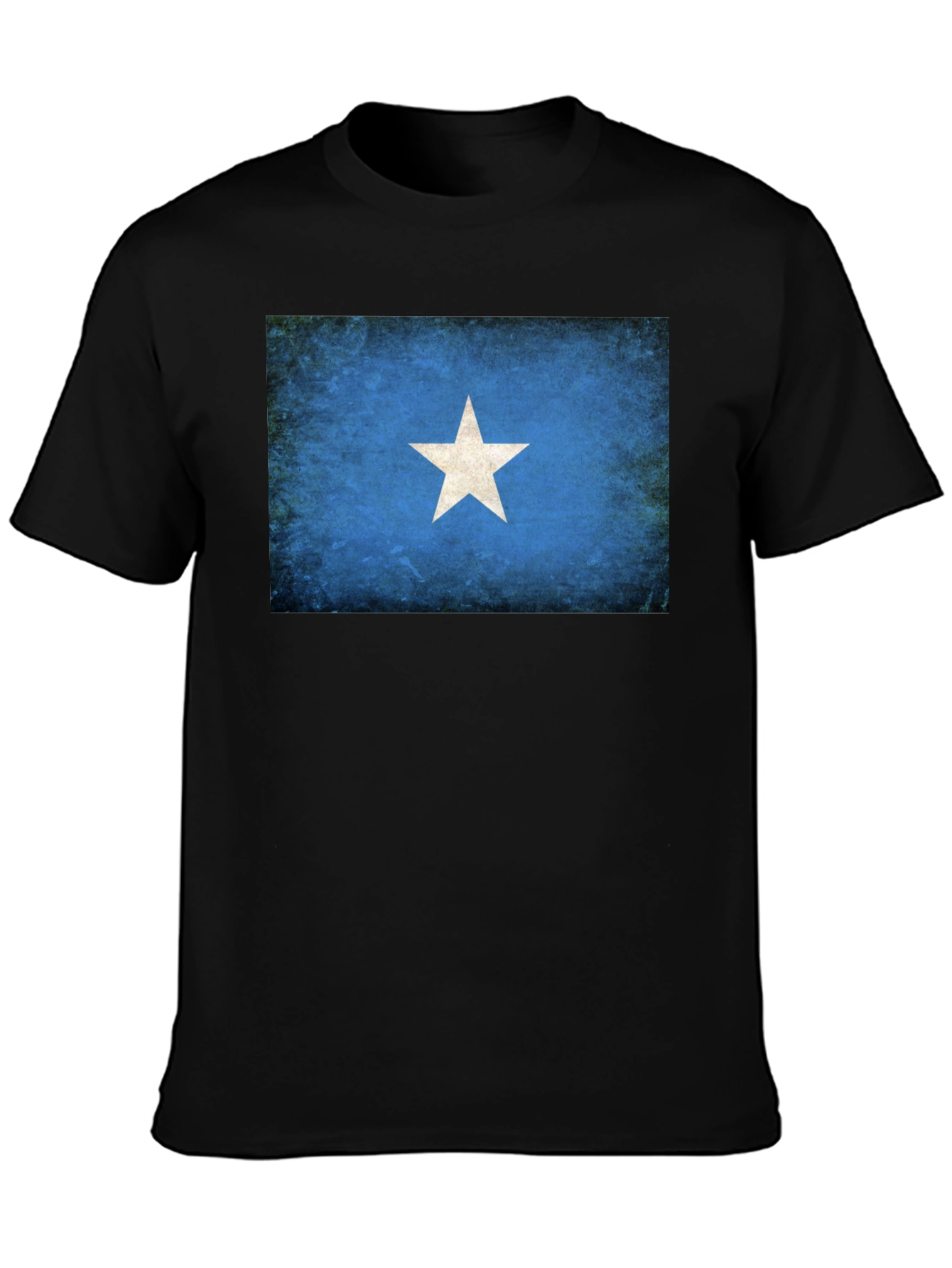 Somalia Flag T-Shirt - Distressed Design