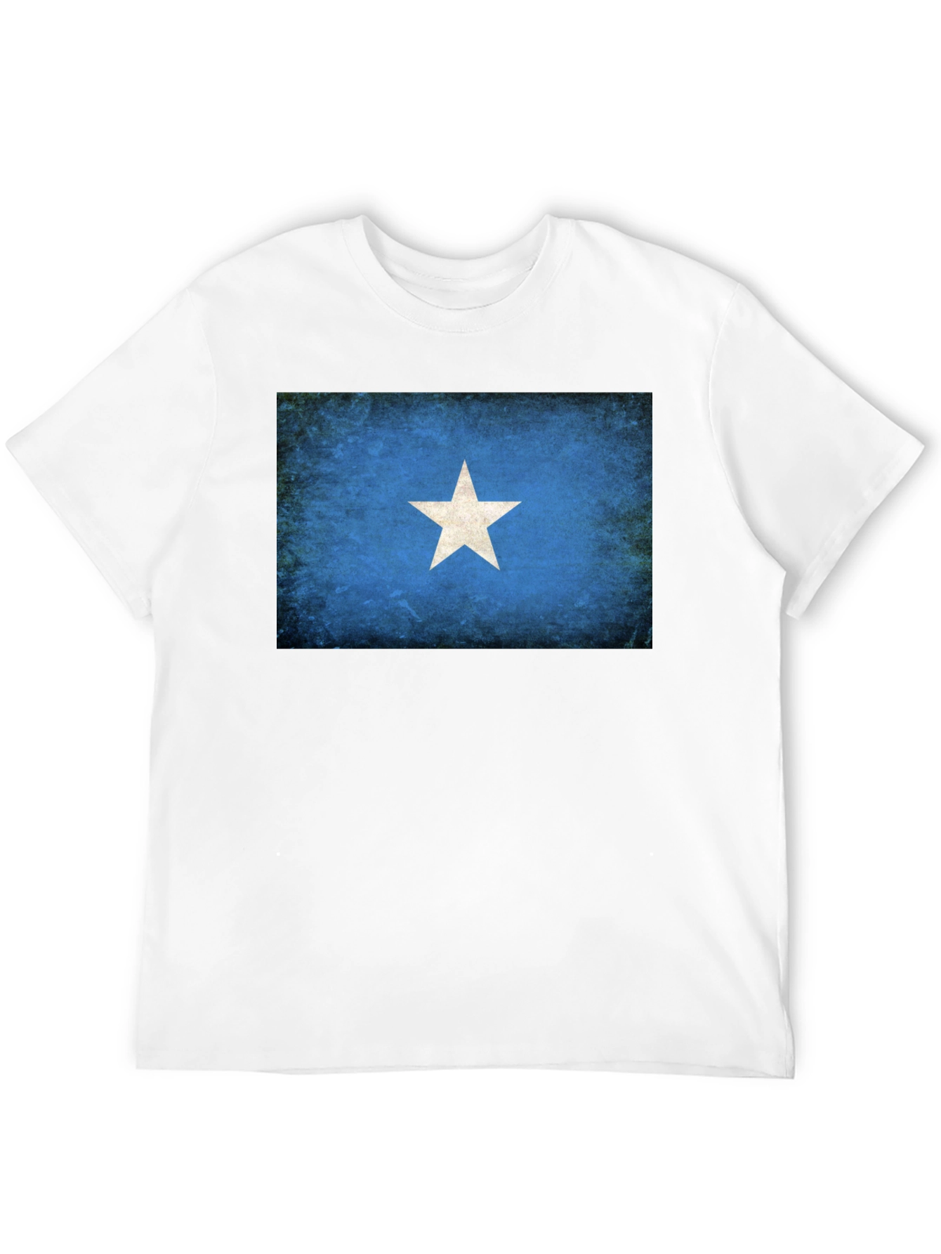 Somalia Flag T-Shirt - Distressed Design
