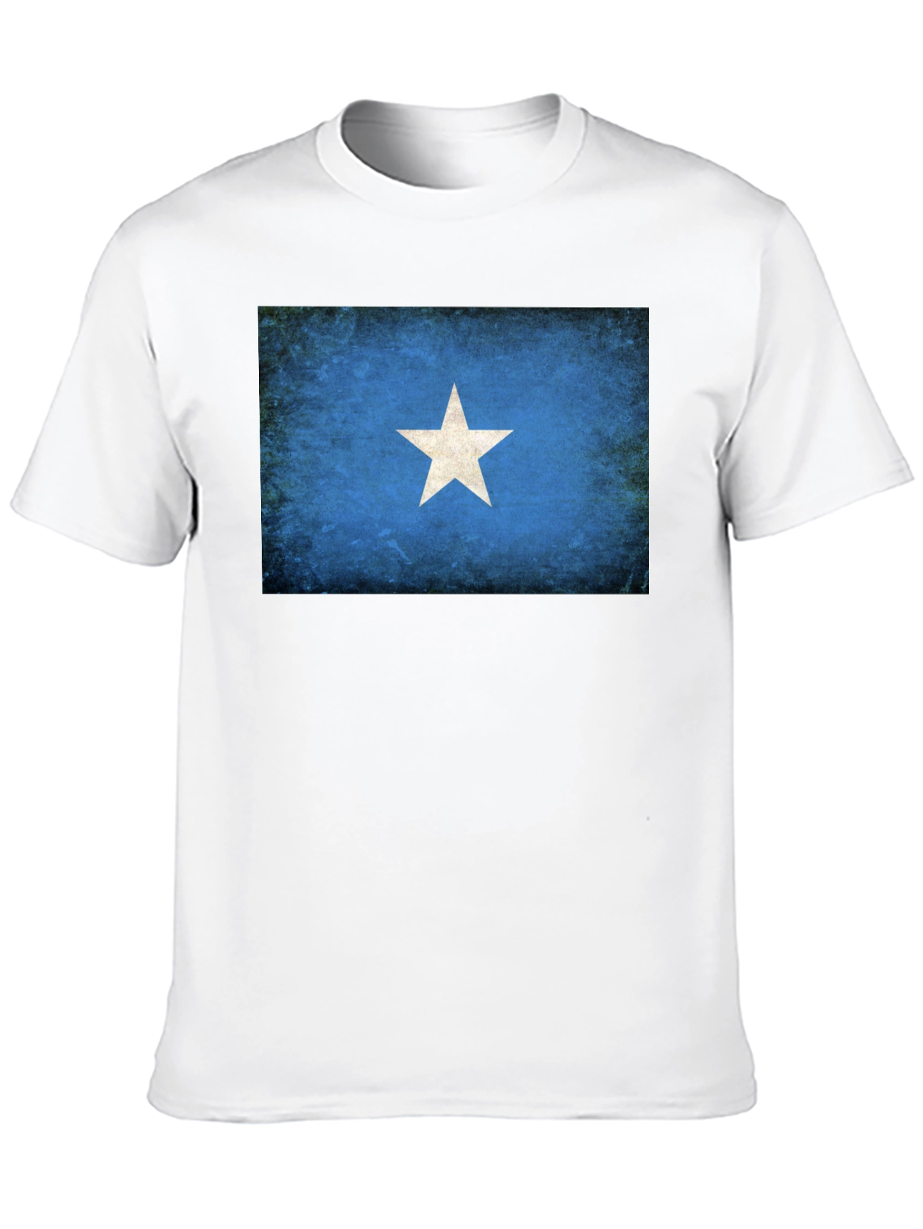 Somalia Flag T-Shirt - Distressed Design