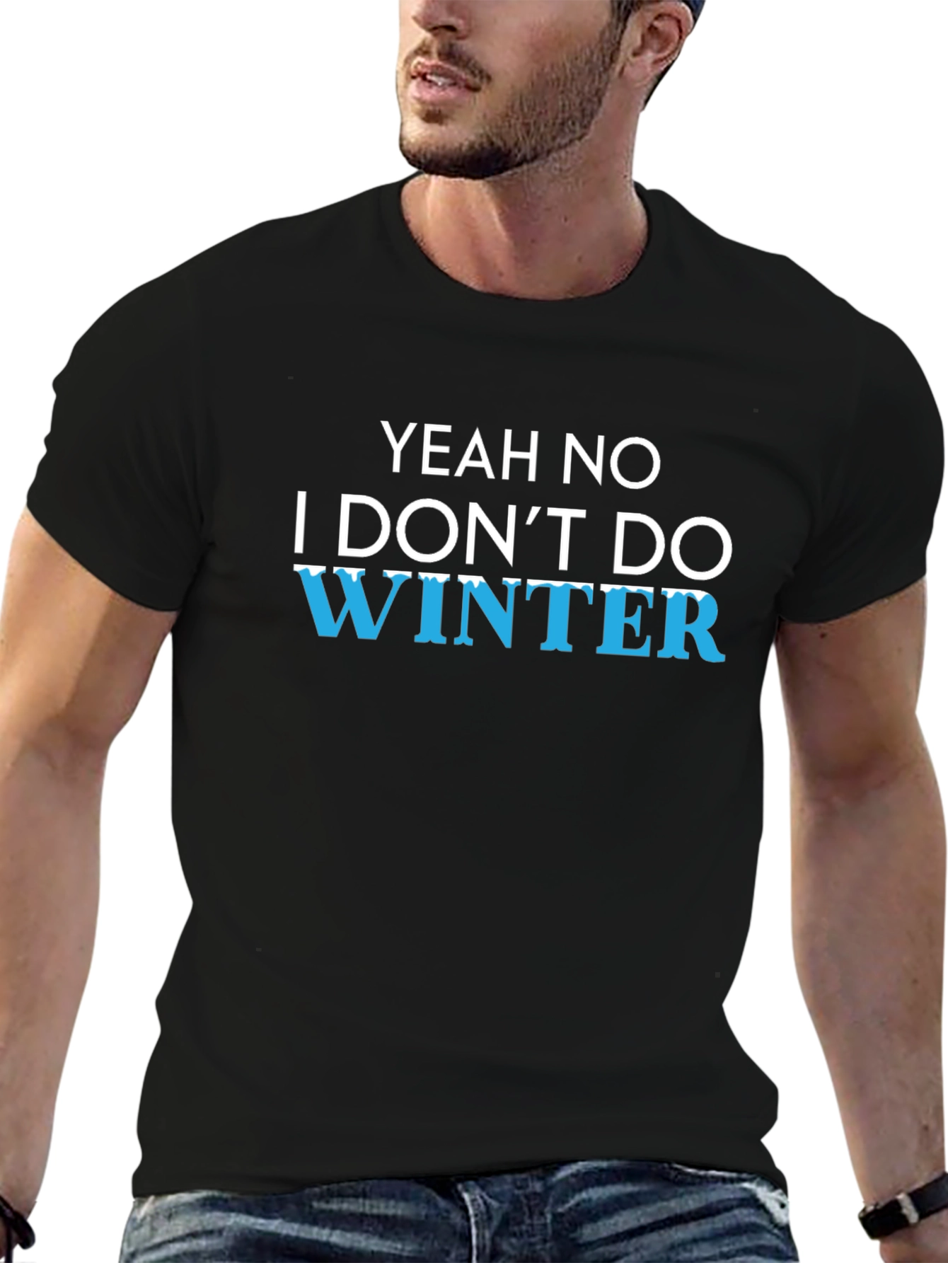 Funny Winter Hater Graphic T-Shirt