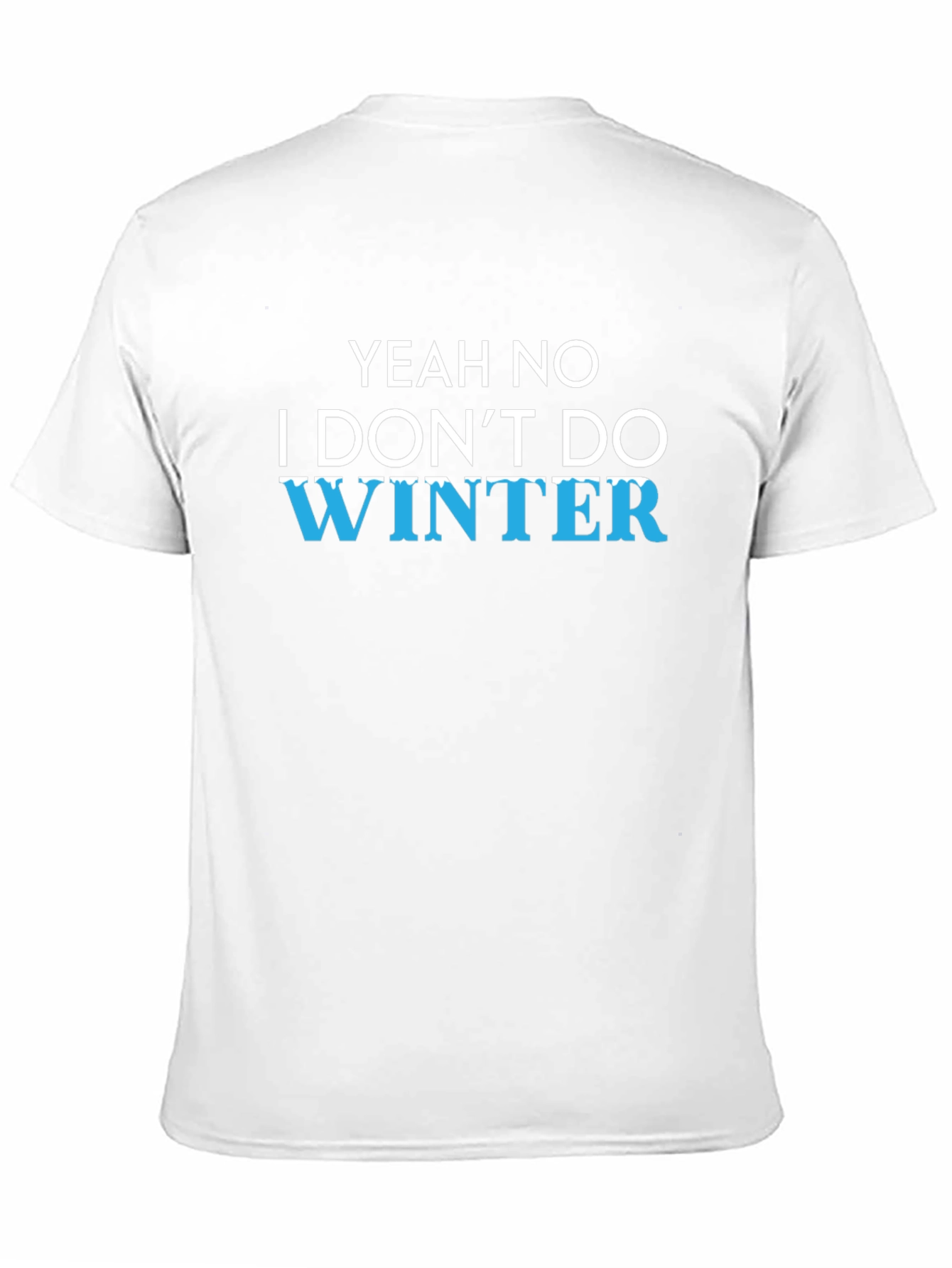 Funny Winter Hater Graphic T-Shirt