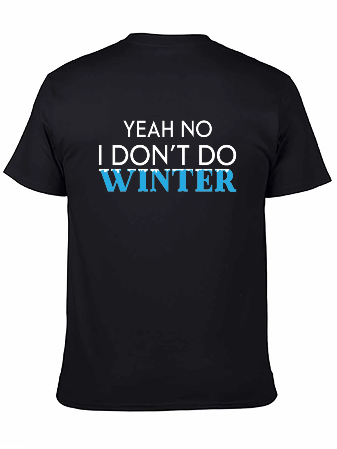 Funny Winter Hater Graphic T-Shirt