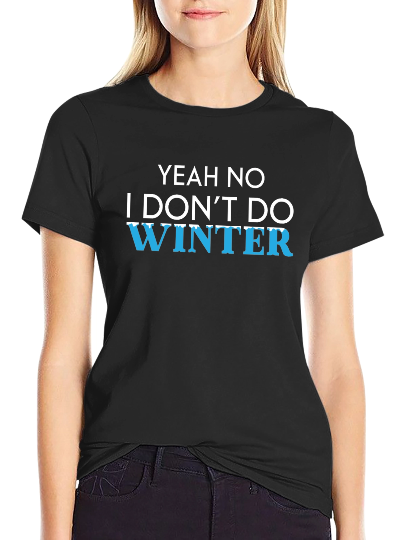Funny Winter Hater Graphic T-Shirt