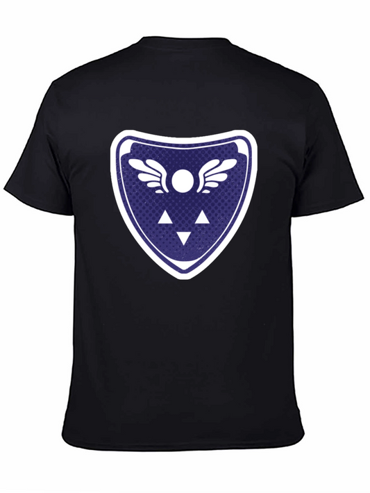 Emblem Graphic Print Mens T-Shirt