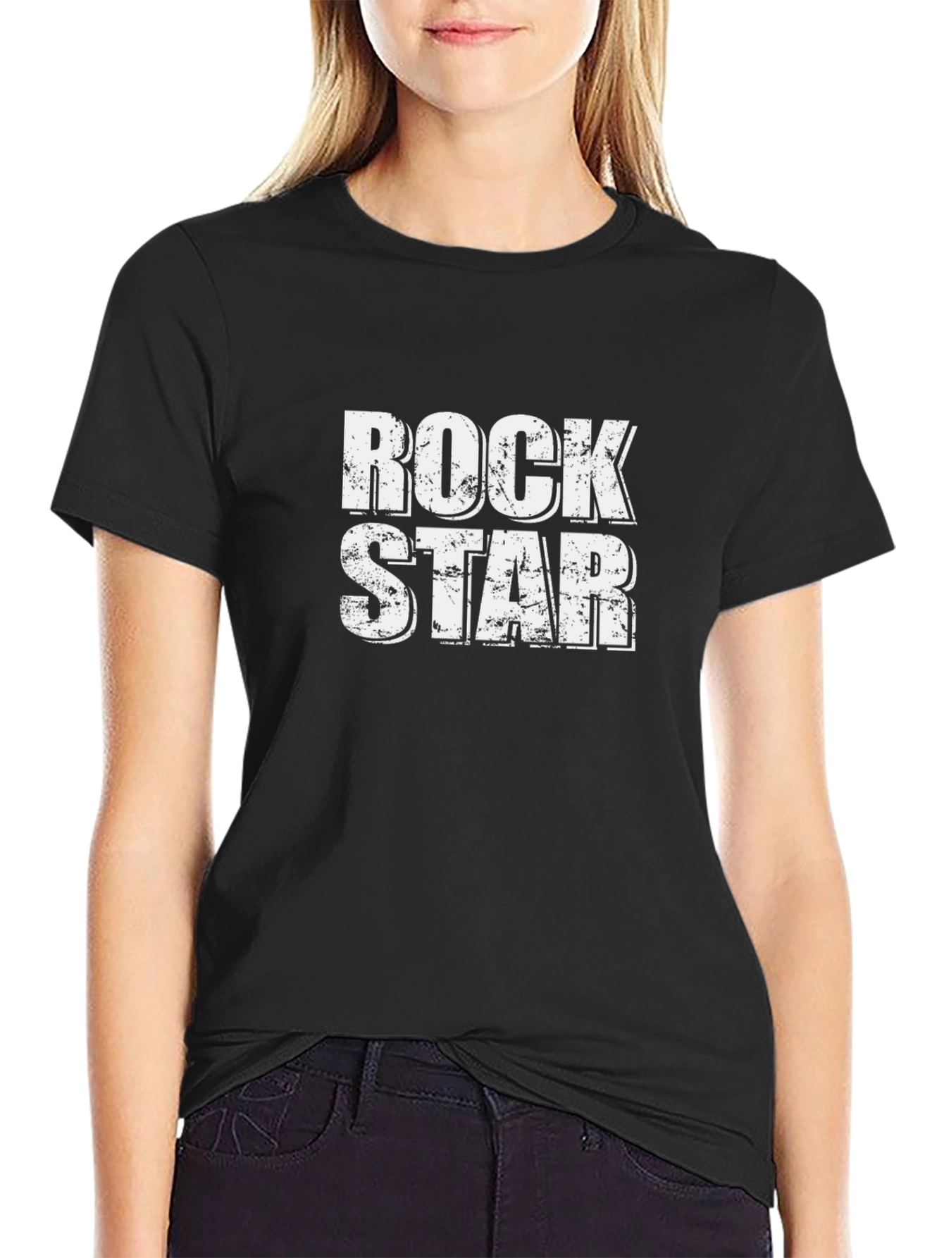 Rockstar Black Graphic Tee