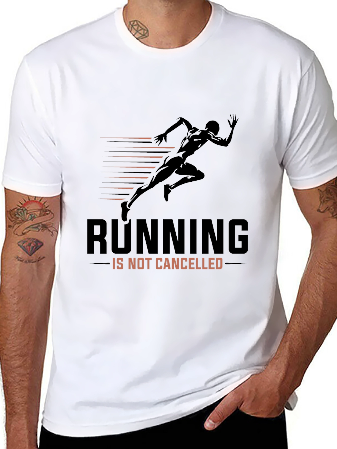 Running Is Not Cancelled Graphic Tee