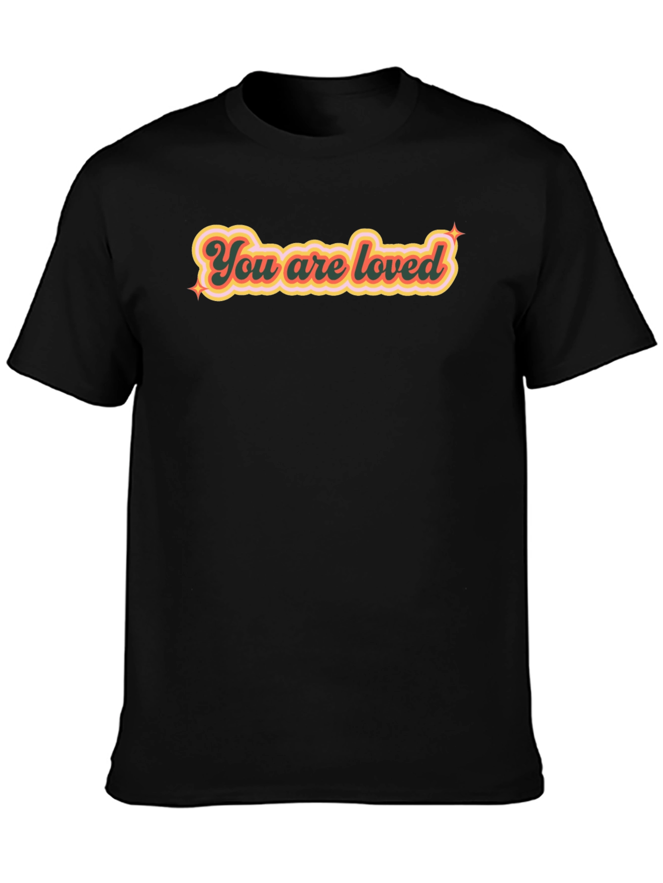 You Are Loved Retro Graphic Tee