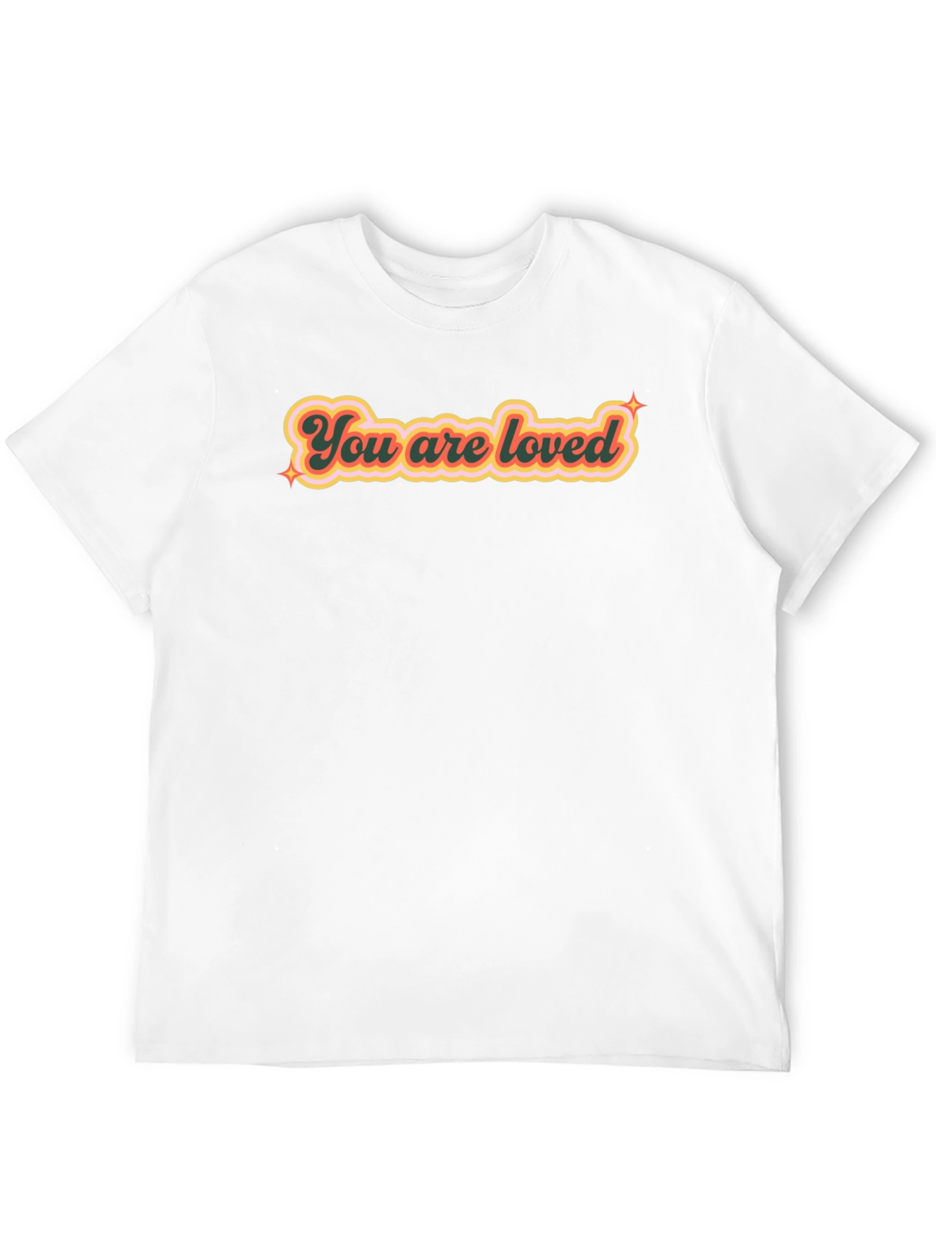 You Are Loved Retro Graphic Tee