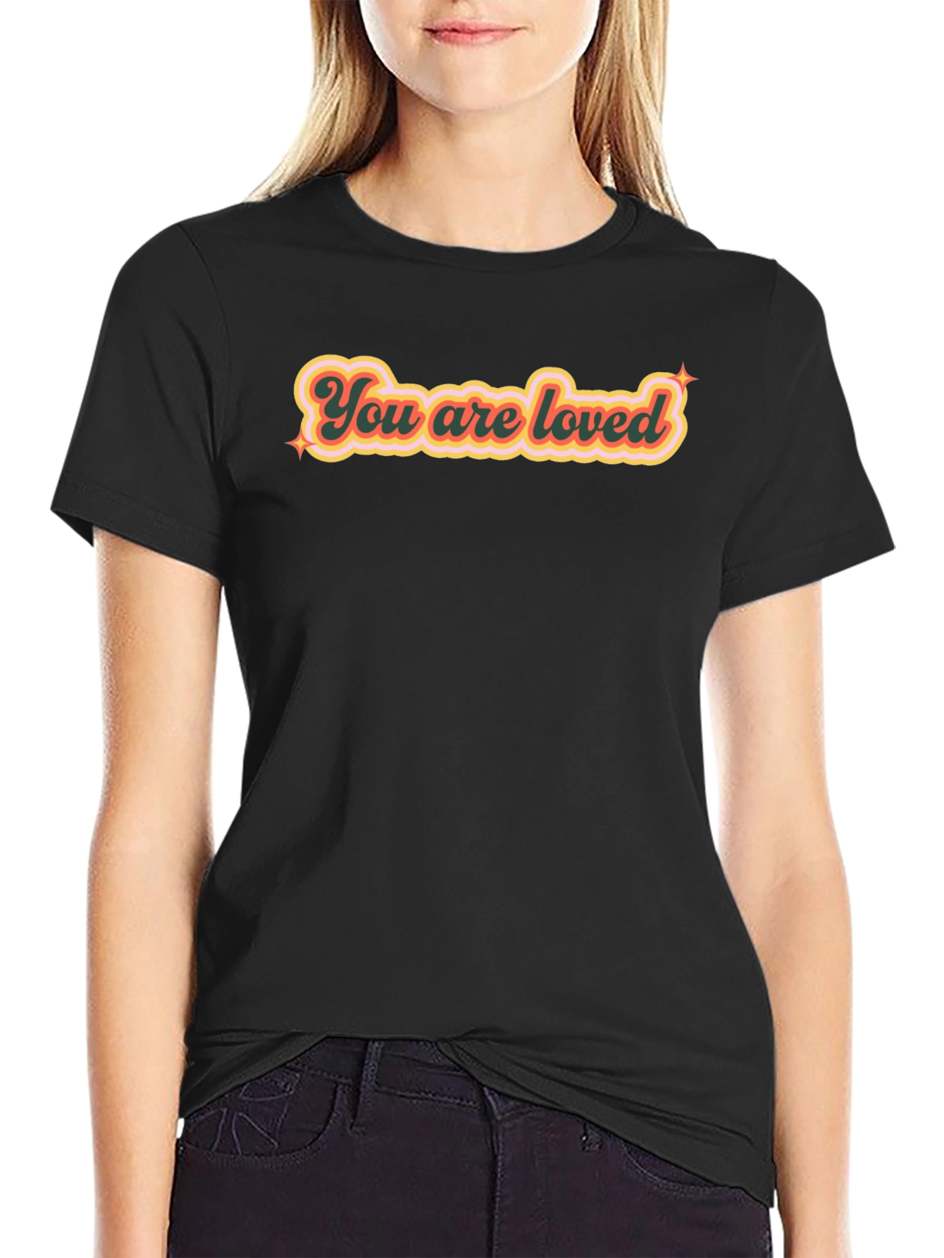 You Are Loved Retro Graphic Tee