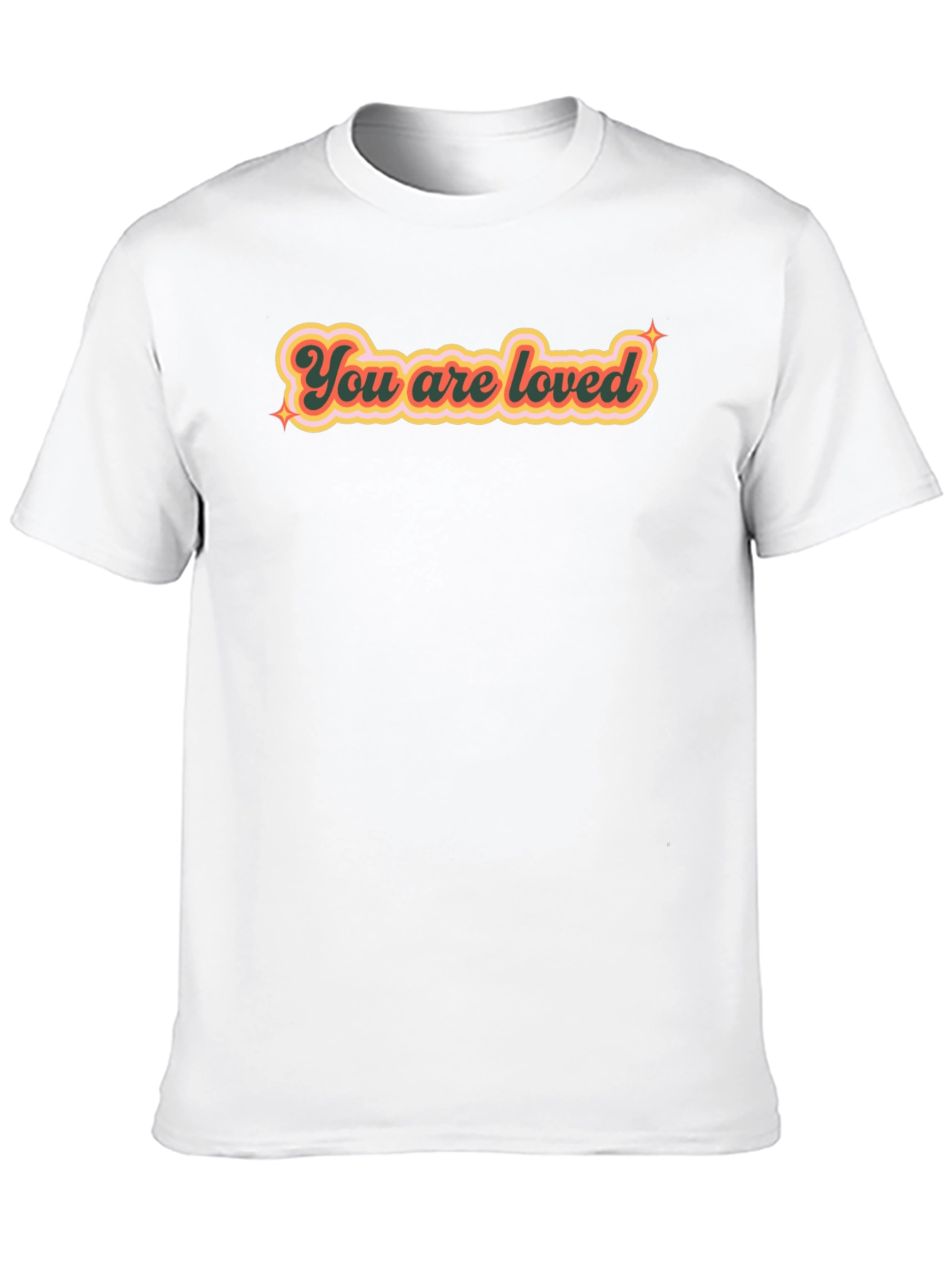 You Are Loved Retro Graphic Tee