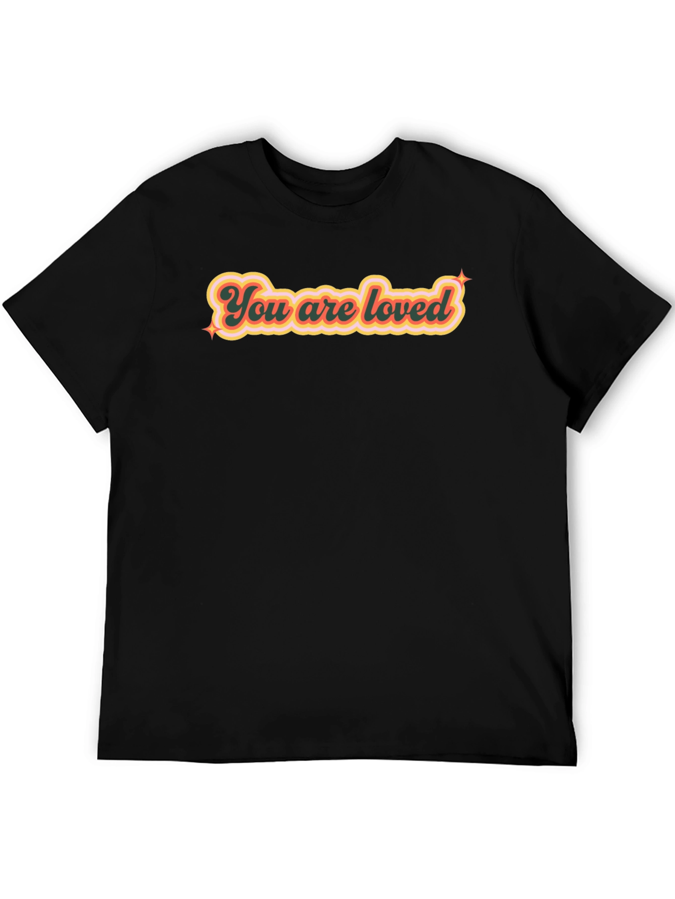 You Are Loved Retro Graphic Tee